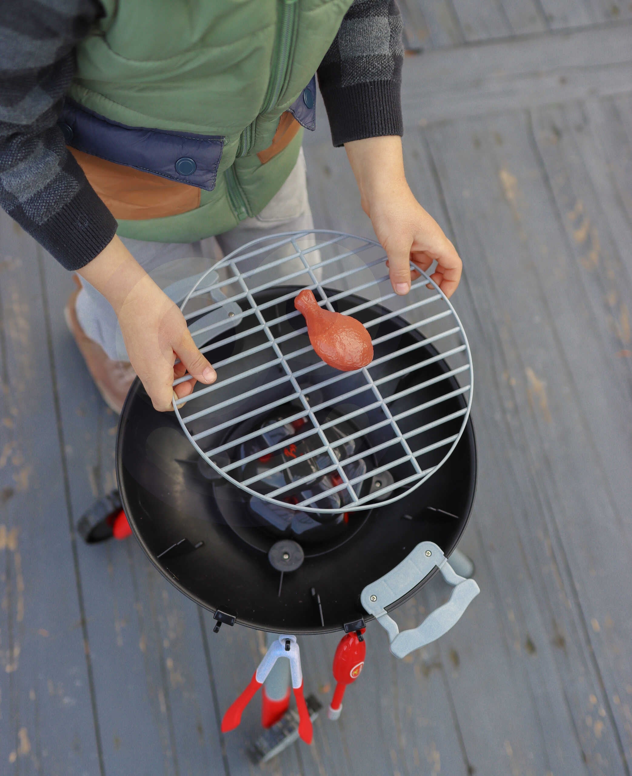 Woopie Grill per bambini con luci e suoni + acc.
