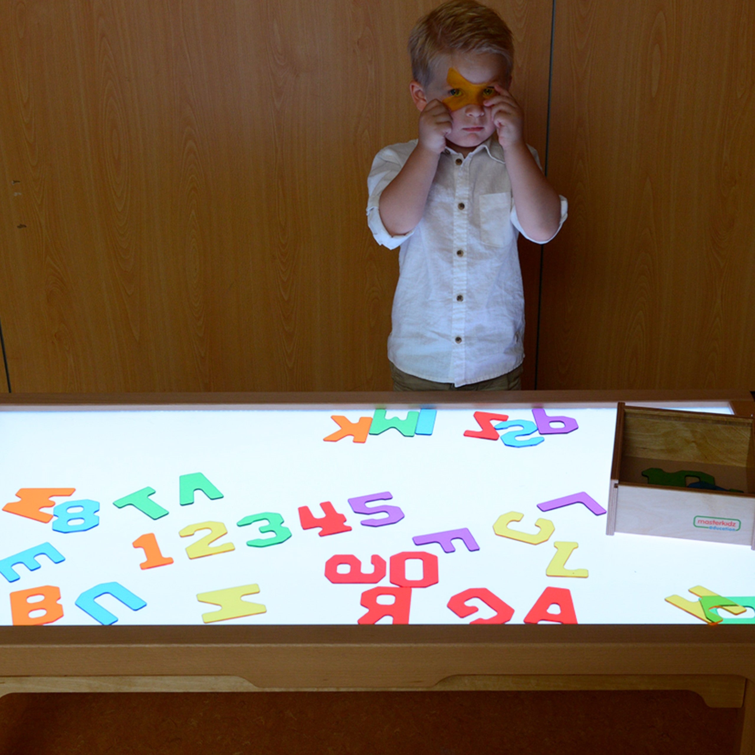 Masterkidz Прозрачни цифри и букви 38 бр Монтесори