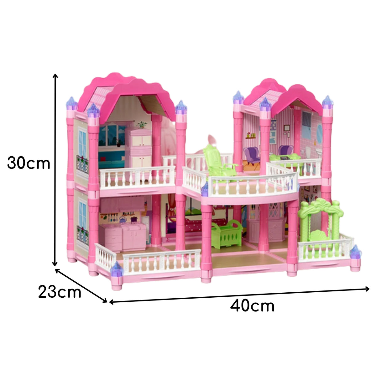 Woopie Dollhouse Trädgårdsvilla 156 st.