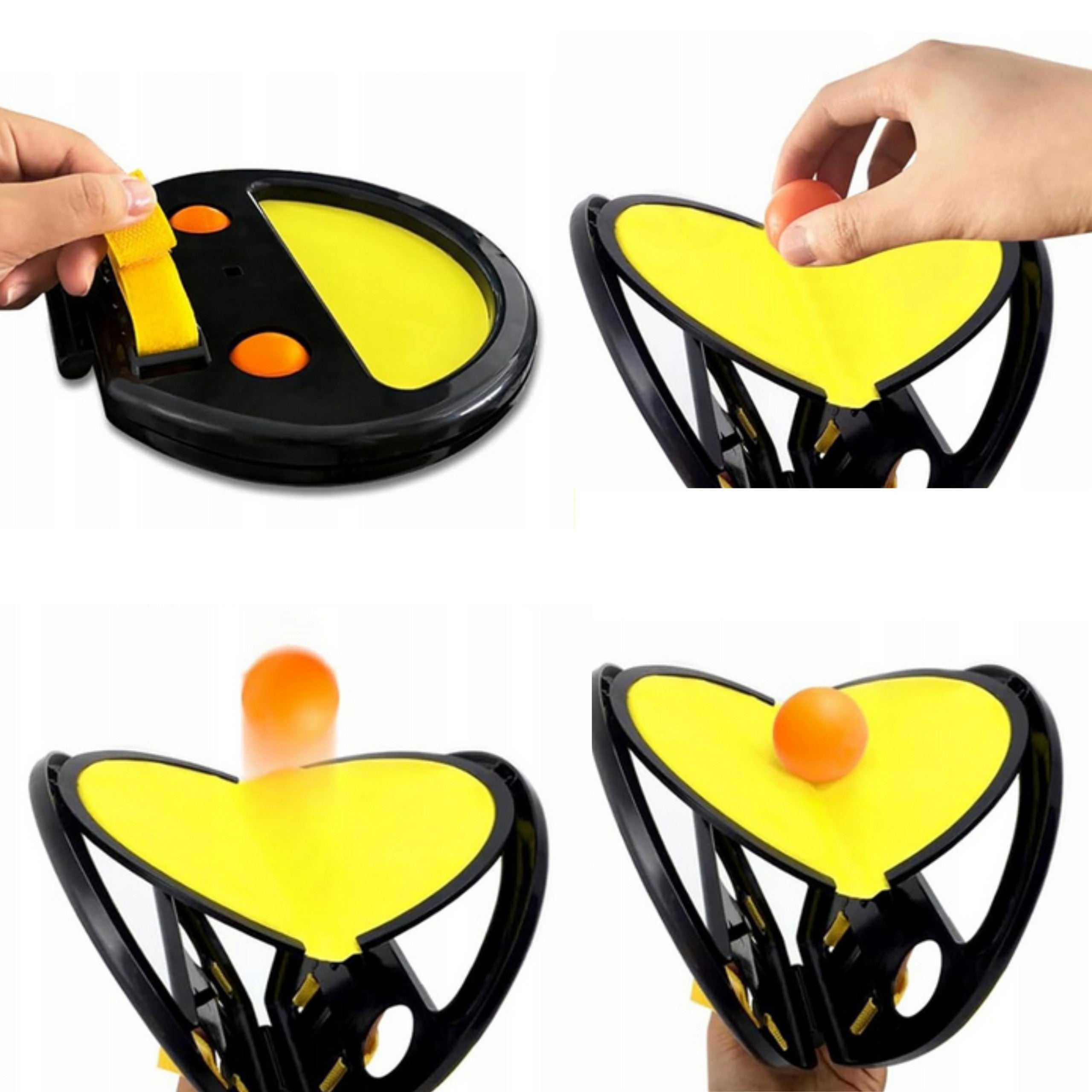 Woopie Catch Ball Arcade Game Aruncă Catch Paddle + 2 bile