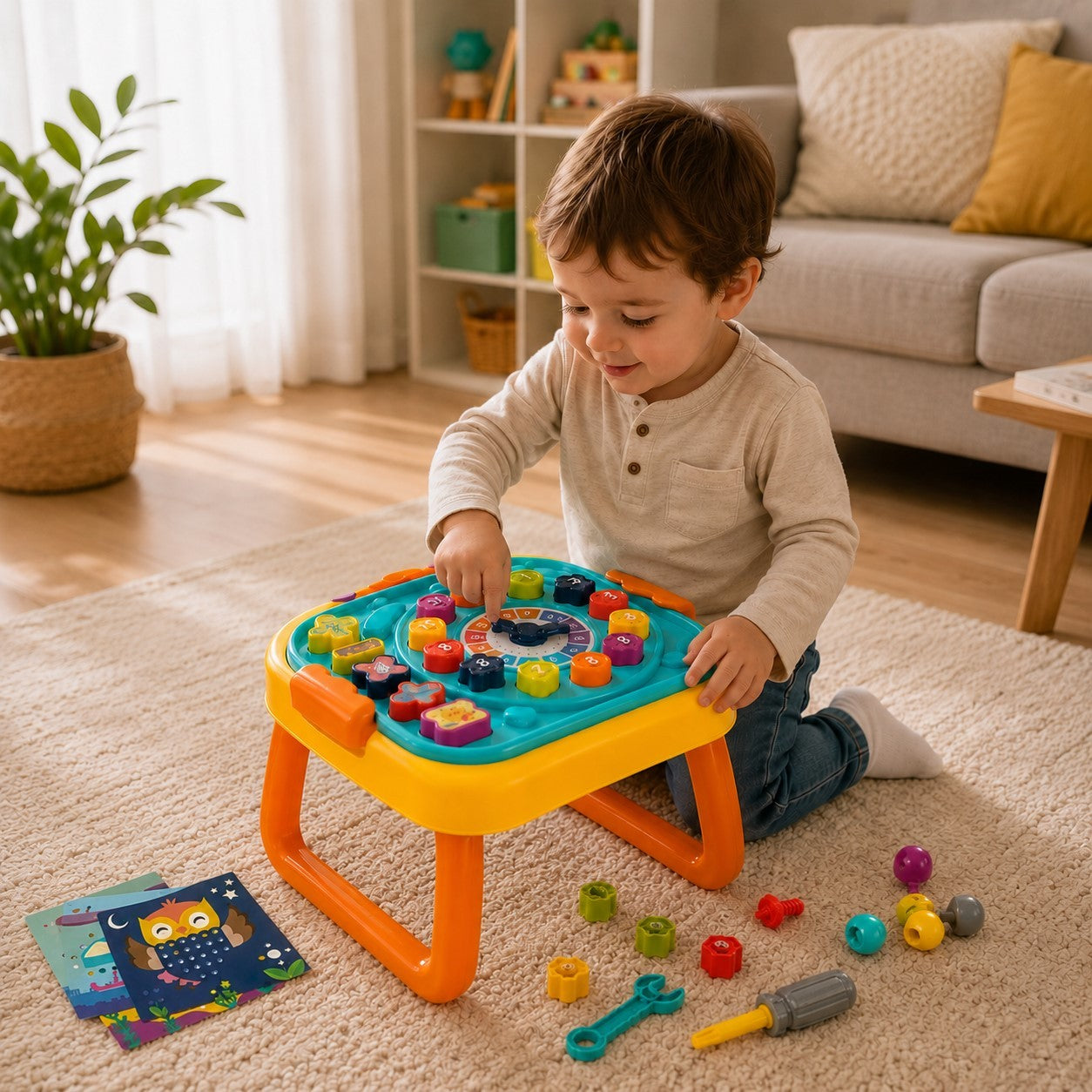 Woopie Interactive Educational Table Workshop und 3-in-1-Board