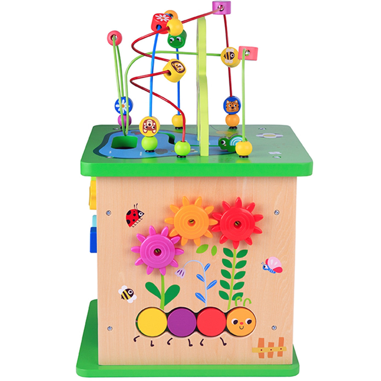 Tooky Toy Educational Cube Sorter Maze Intertwining Animals