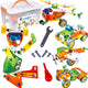 Woopie Construction Bricks Set Stem Vehicles 163 бр.