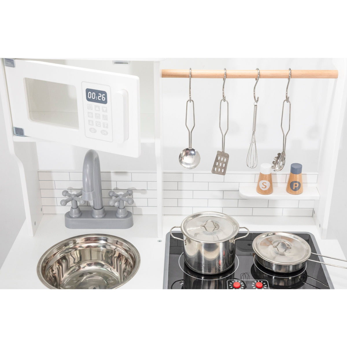 Viga Polarb Cucina in Legno Luce Suono + Accessori