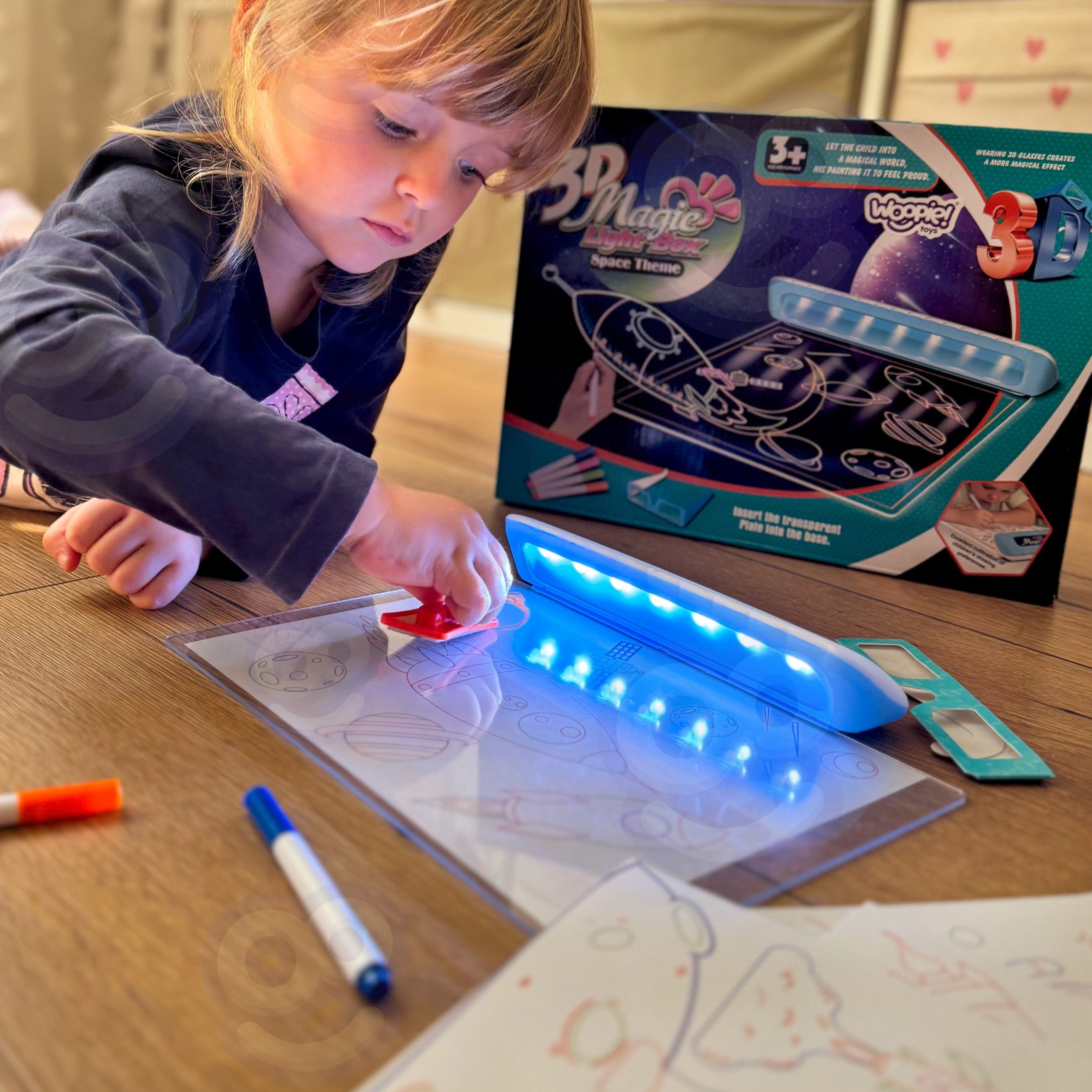 Woopie Magic 3d Led дъска за рисуване