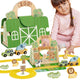 Комплект преносима чанта за животни Tooky Toy Mini Zoo