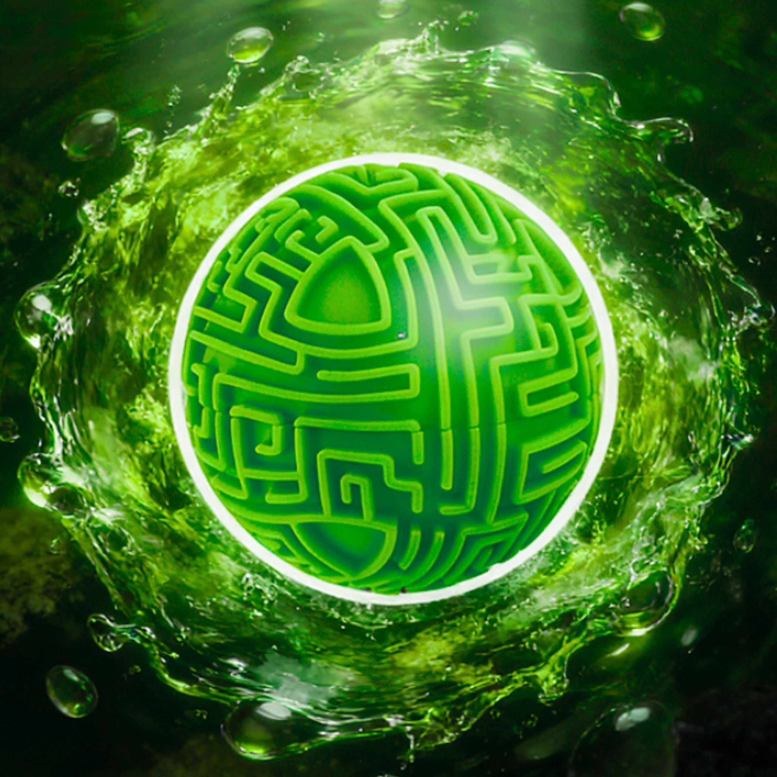 Jeu d'arcade labyrinthe à billes 3D Amaze Ball 10 cm