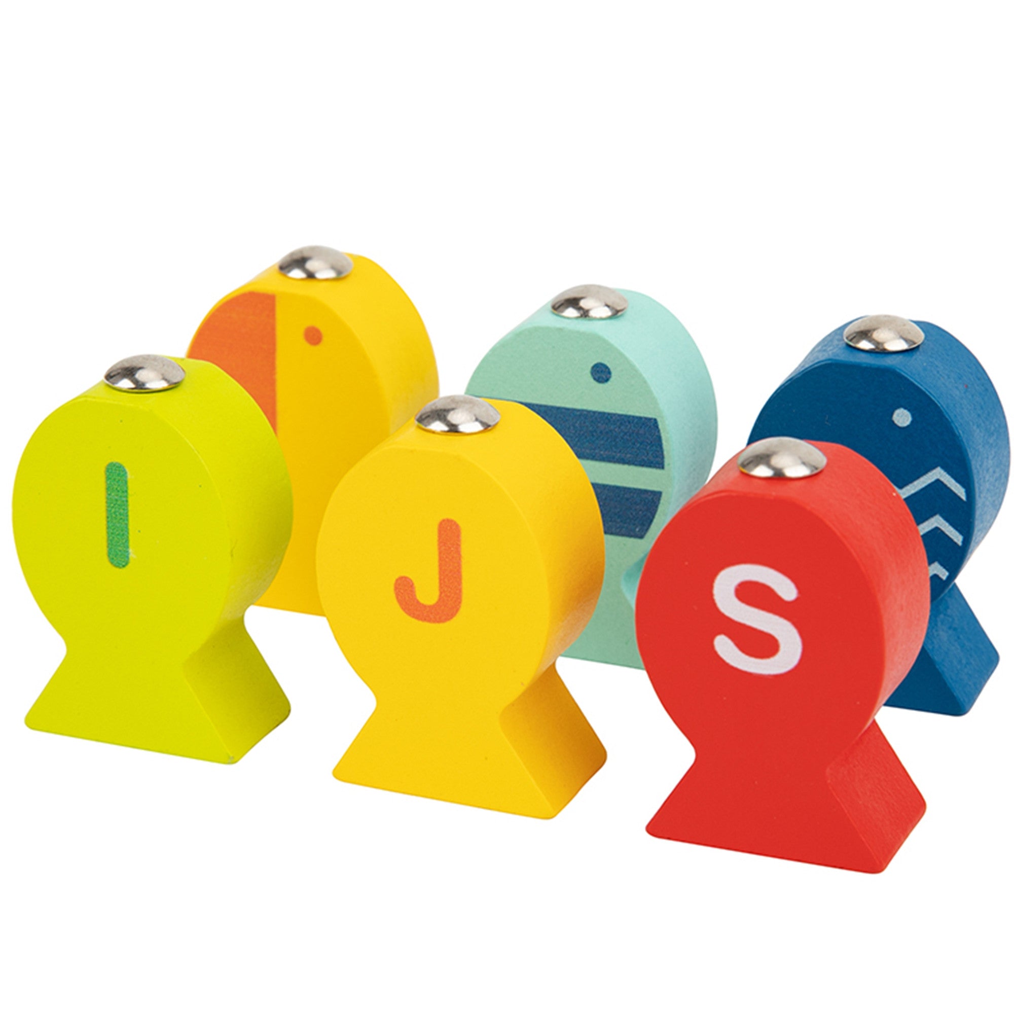 Tooky Giocattolo in Legno Gioco Pesca Apprendimento Lettere 29 Pz.