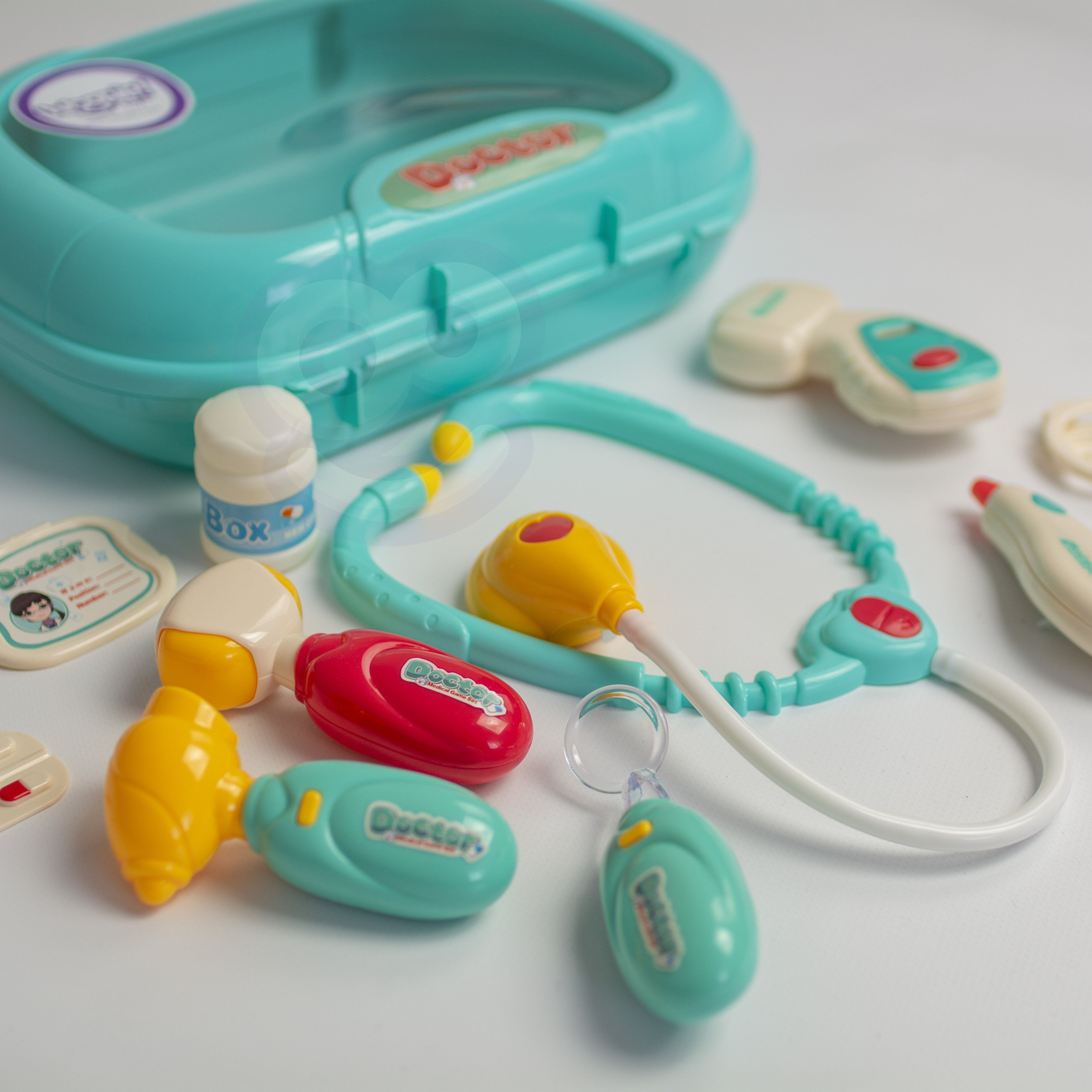 Woopie Medical Set Little Doctor Dottore in valigia Suono leggero + ACC.
