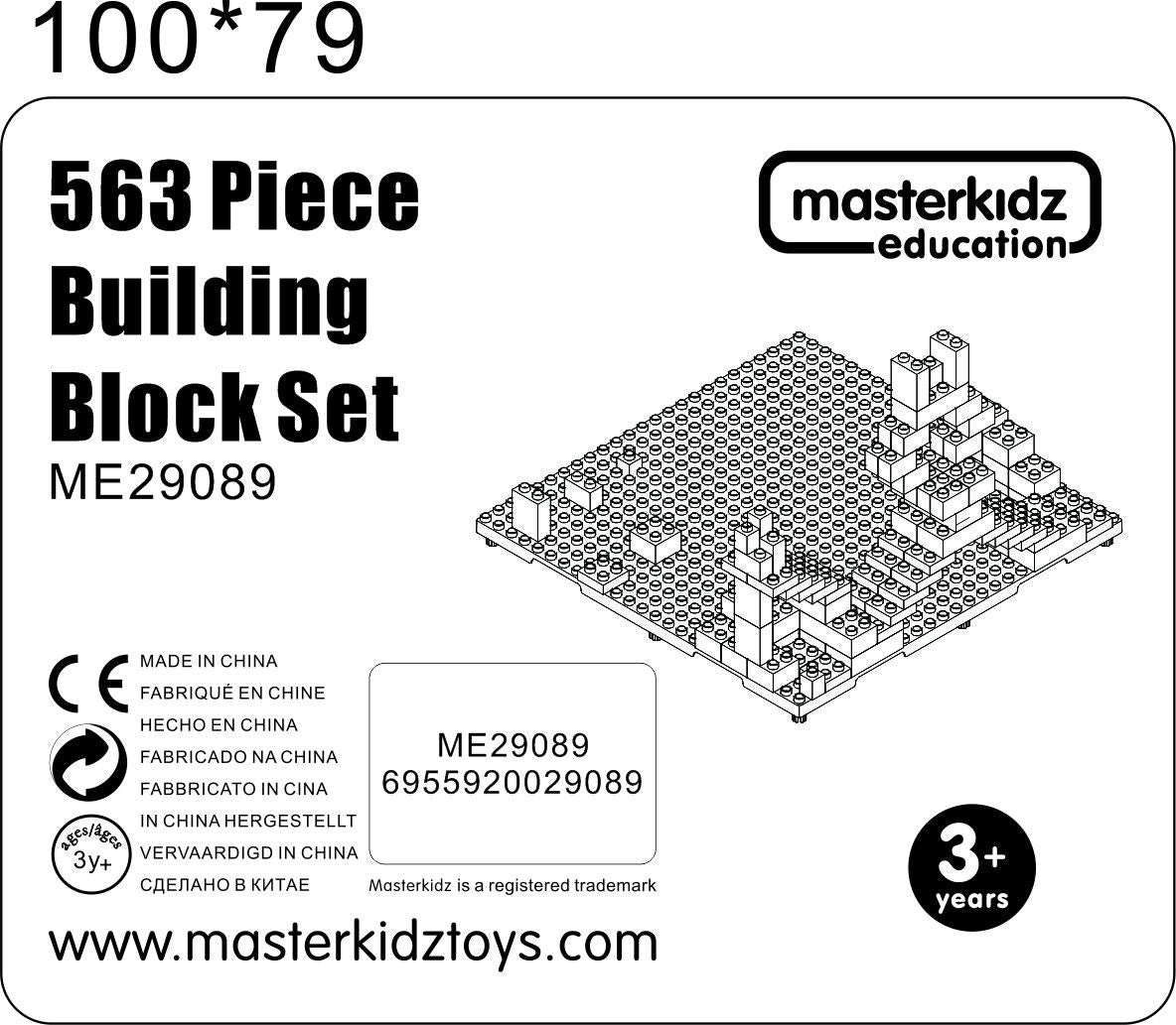 Masterkidz Stembouwsteenset 563-delig.