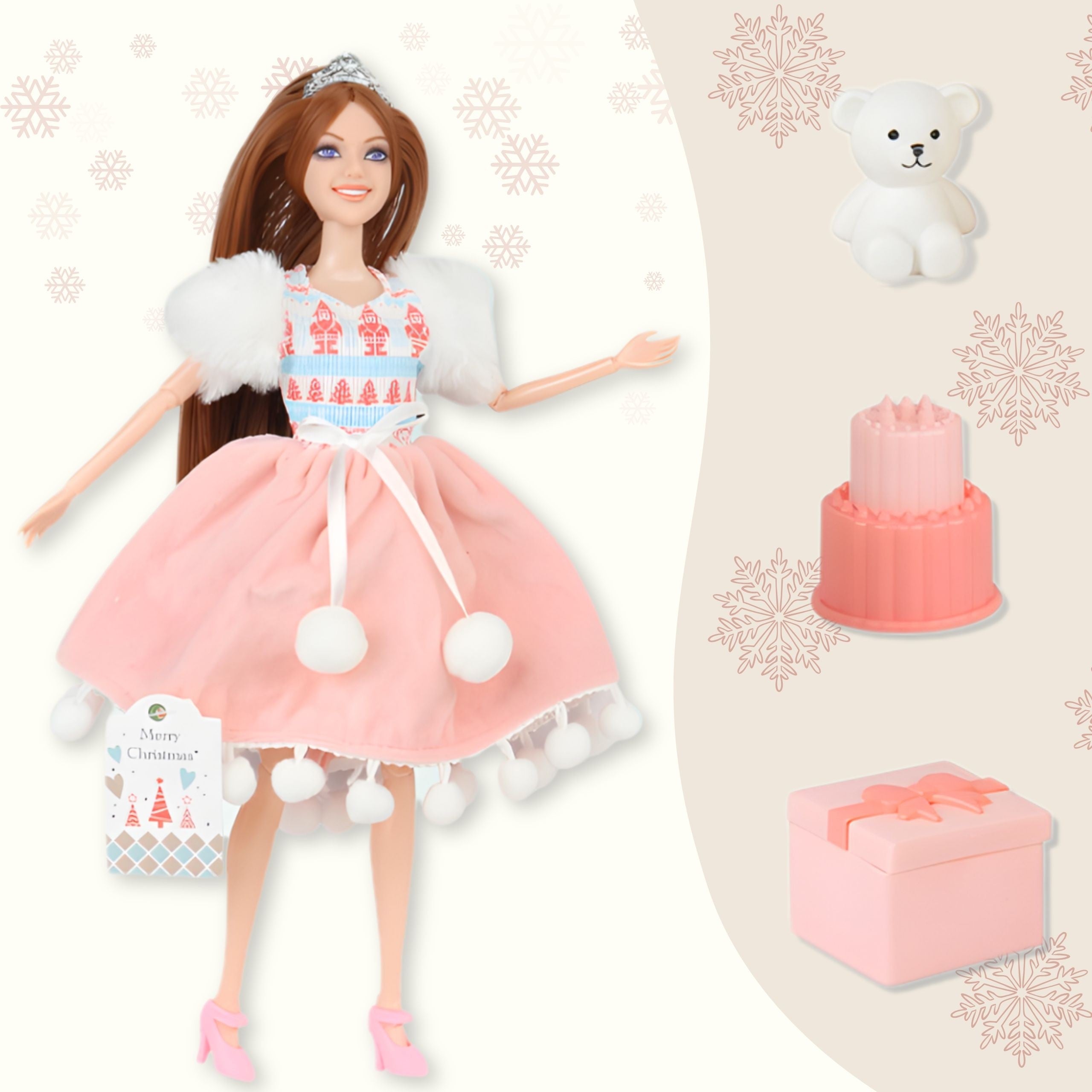 Doll Banphrionsa Breithlá Woopie Royal Emi Le Teidí