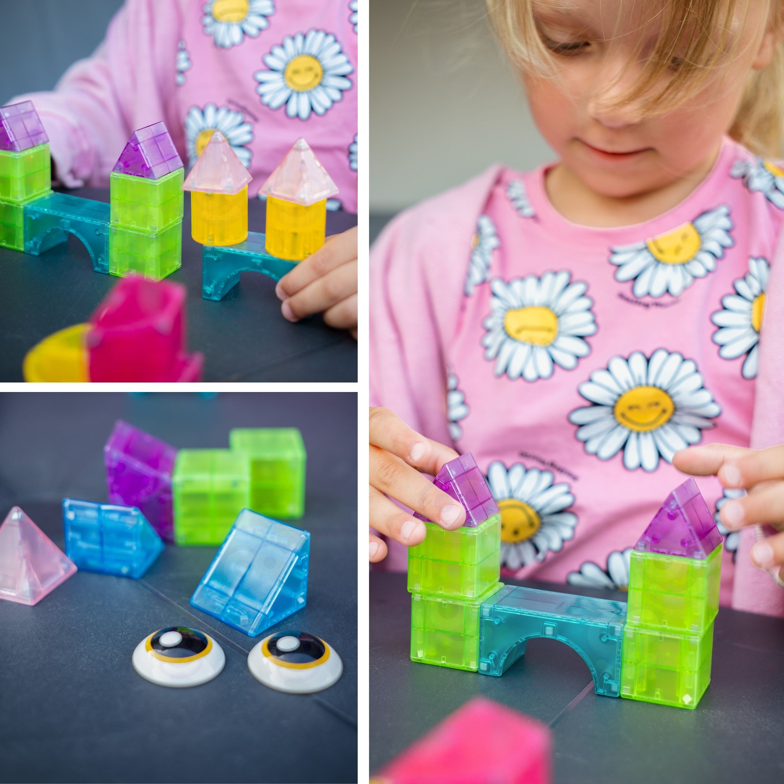 Bloic Mhaighnéadacha Woopie 21pcs M Bloc Bronntanas Oideachais Cruthaitheach 3d