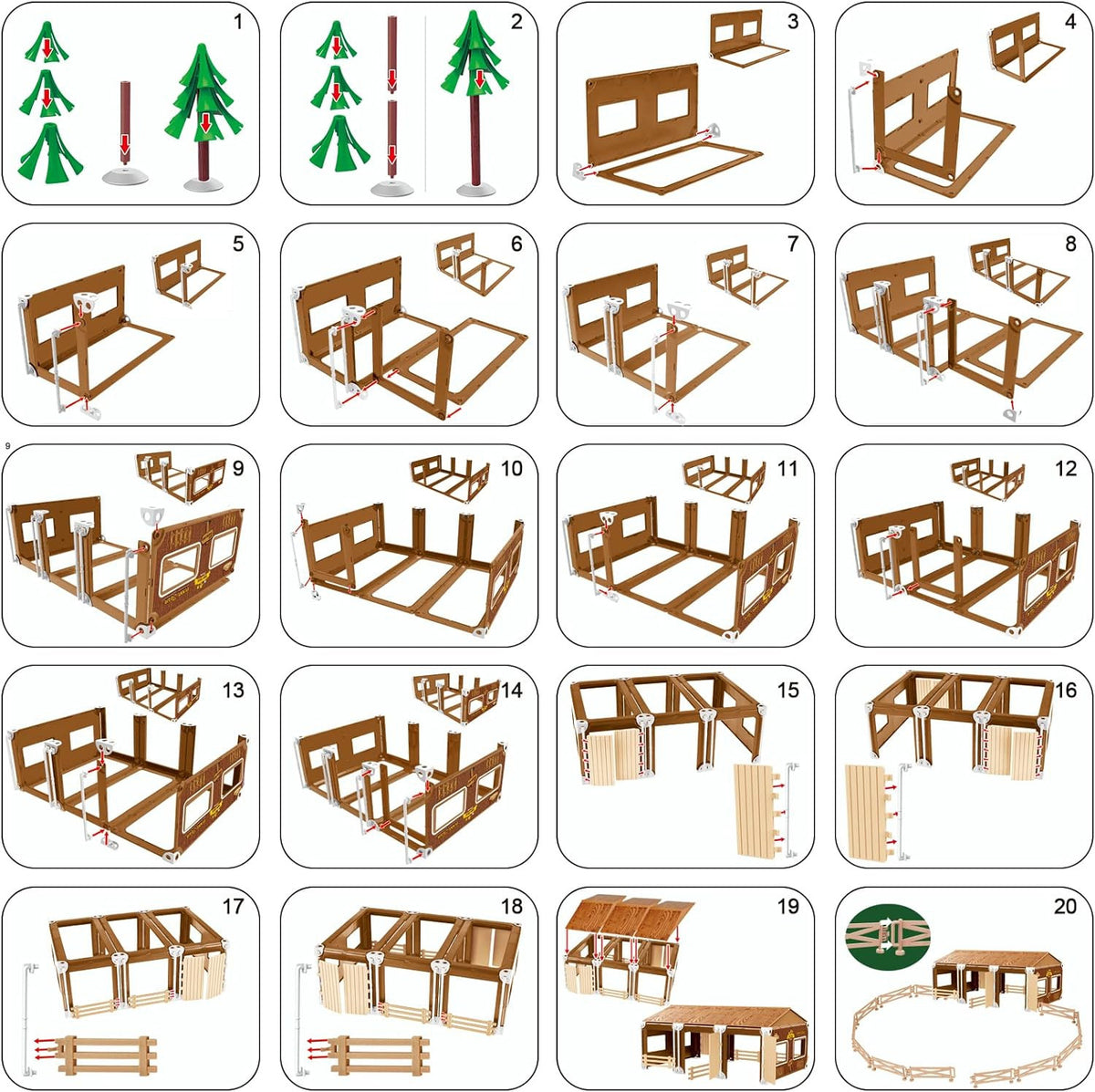 Set Figuras Granja Woopie Little Farmer Xl