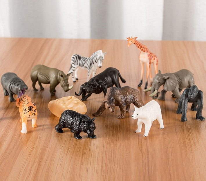 Sada figurek Woopie Wild Animals 16 ks.