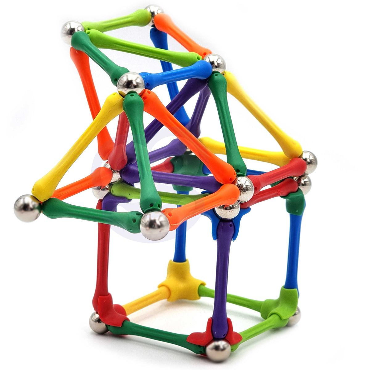 Woopie Magnetic Construction Blocks Creative Puzzle 70 Stk.