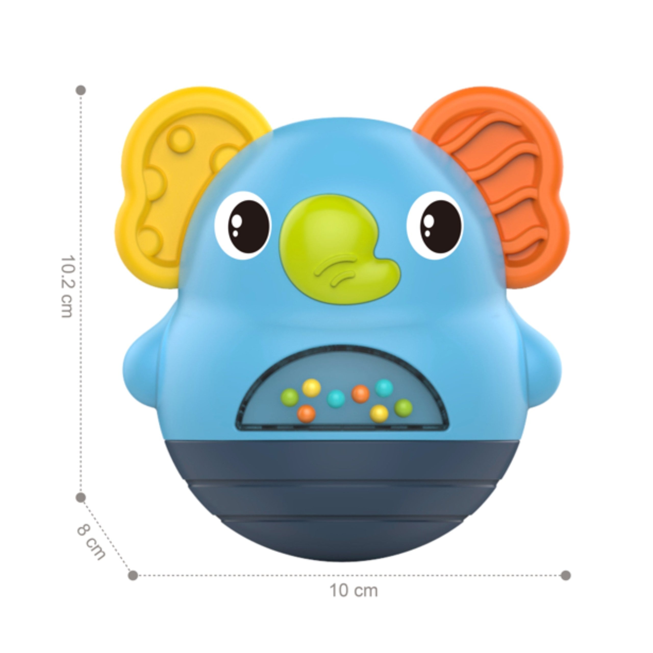 Woopie Baby Baby Olifant Rammelaar Sensorisch Interactief 6m+