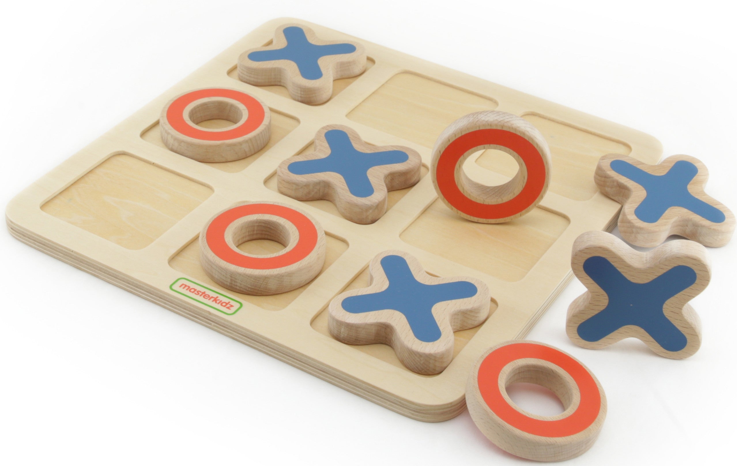 Masterkidz Tic-tac-toe Дървена игра за деца Логически пъзел