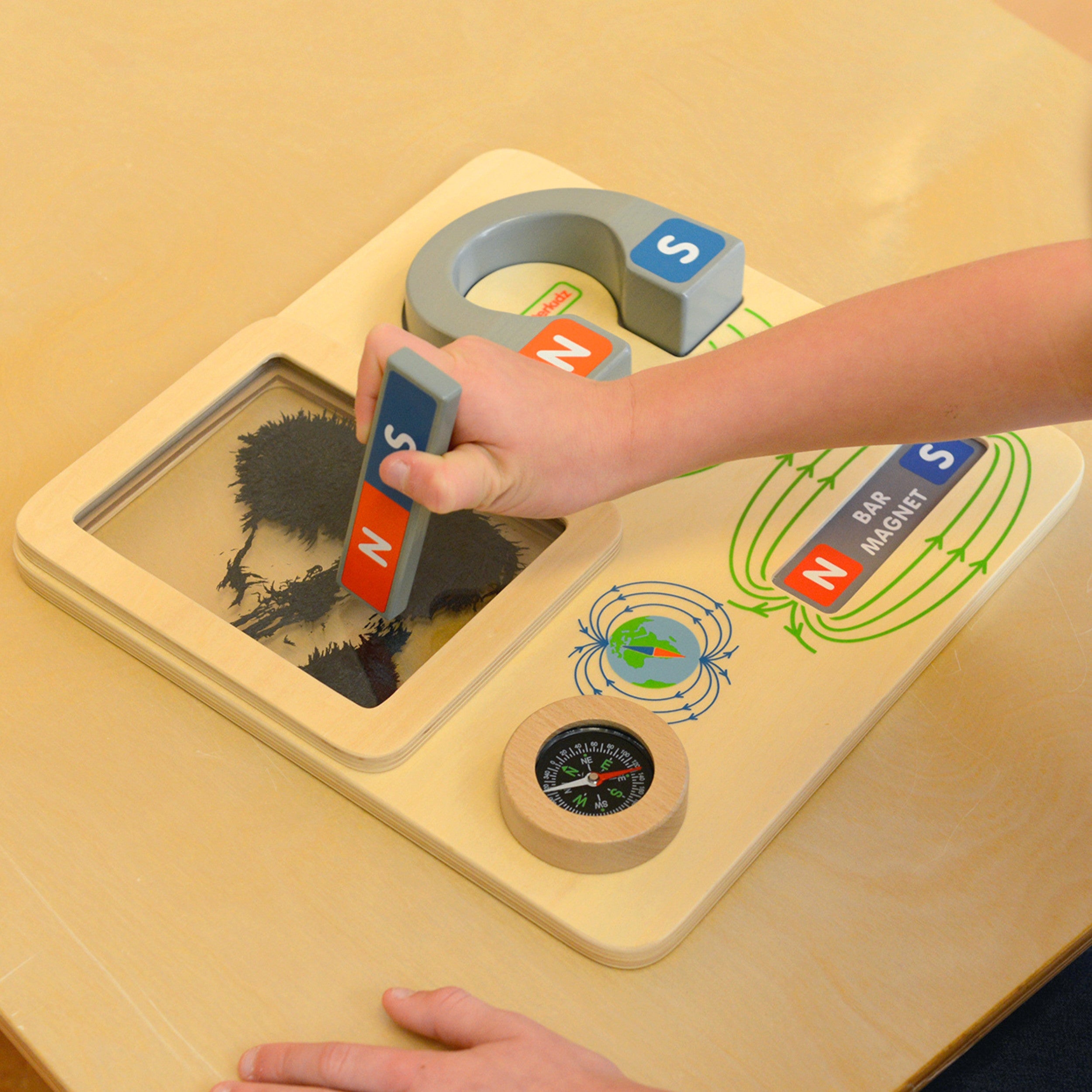 Magnetická vzdelávacia doska Masterkidz Montessori kompas