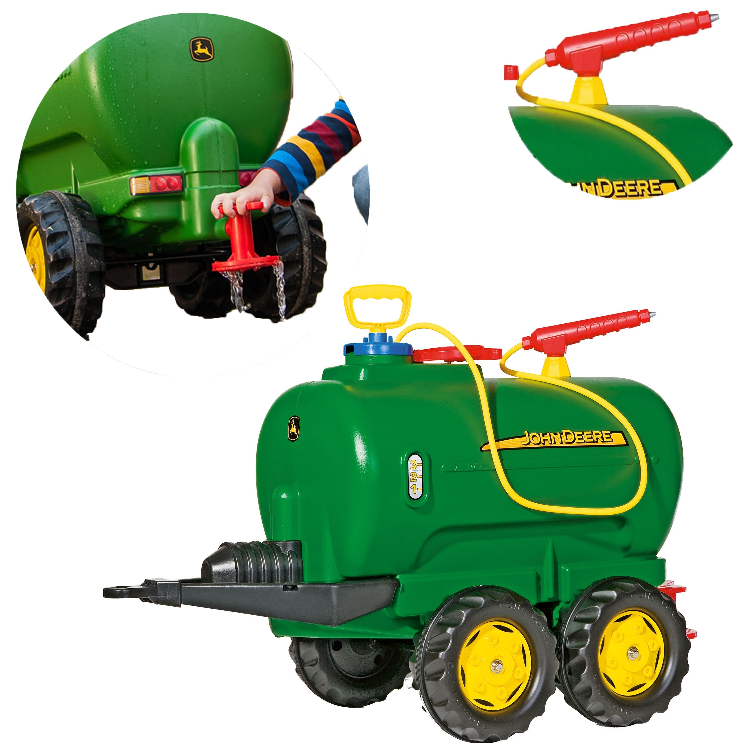 Rolly Toys Rollytanker John Deere Two-axle Tank + Pump