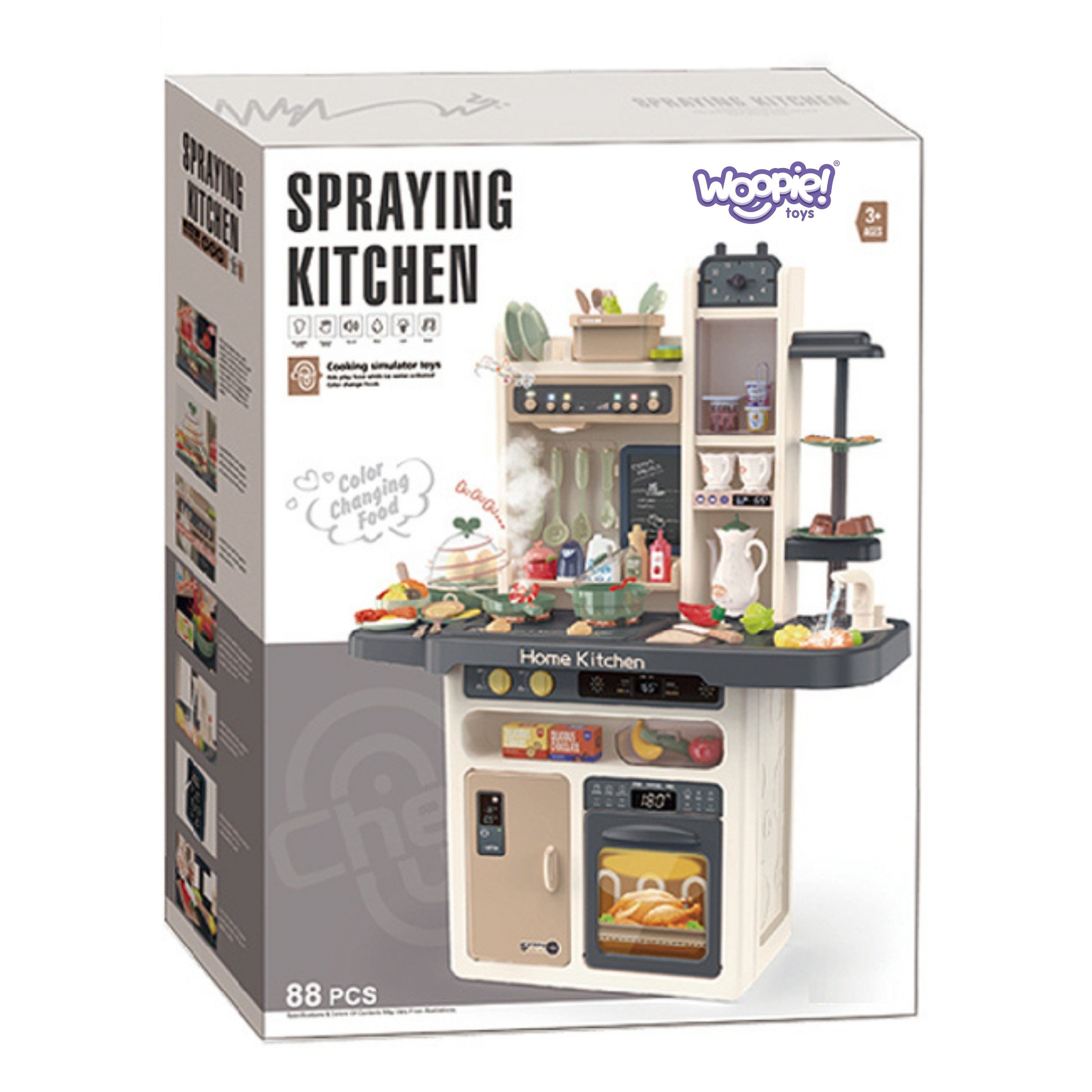 Woopie Interactieve Keuken Met Stoomkraan Met Watercirculatie-effecten 88 St.