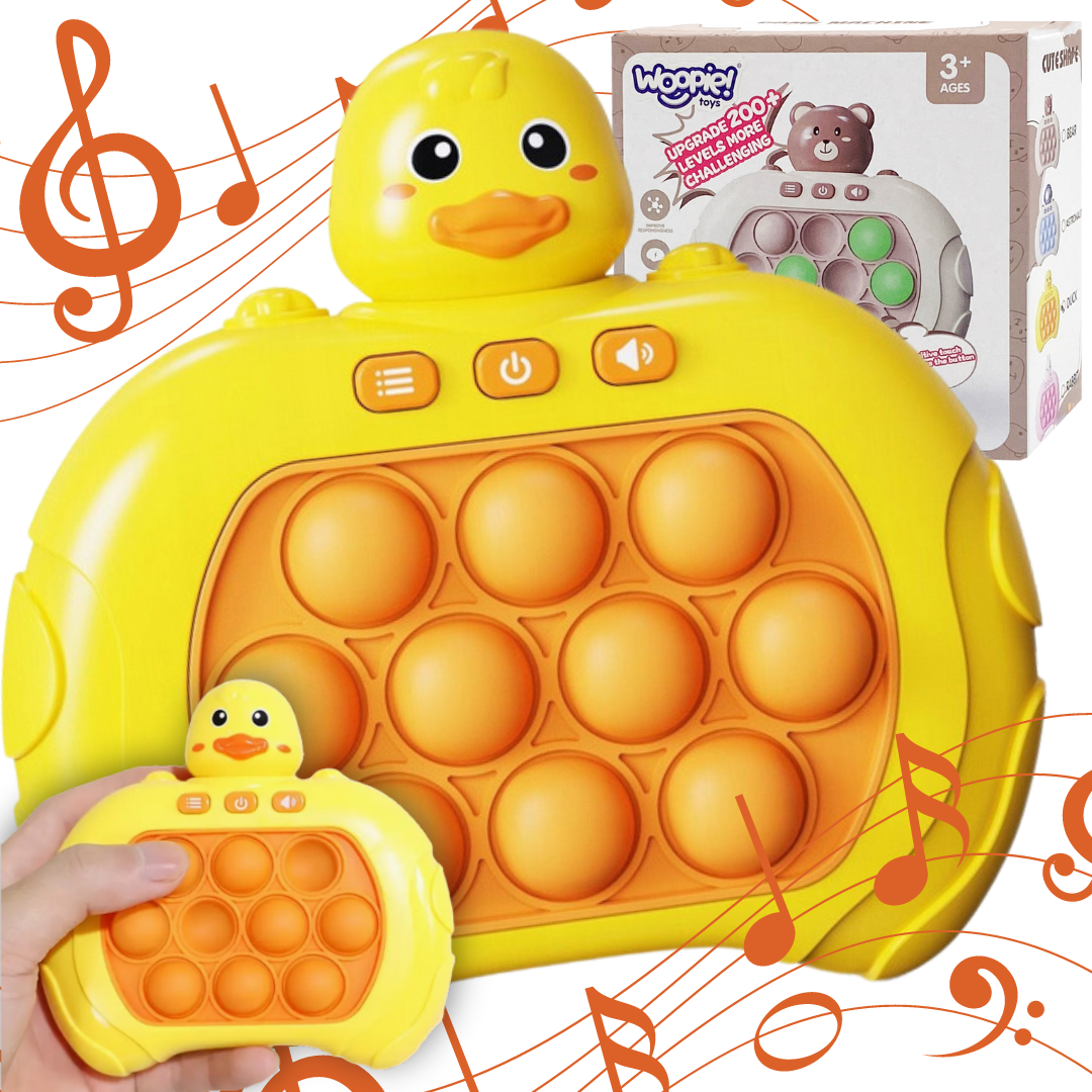 Woopie Pop It Interactive Anti-stress Arcade Duck Game