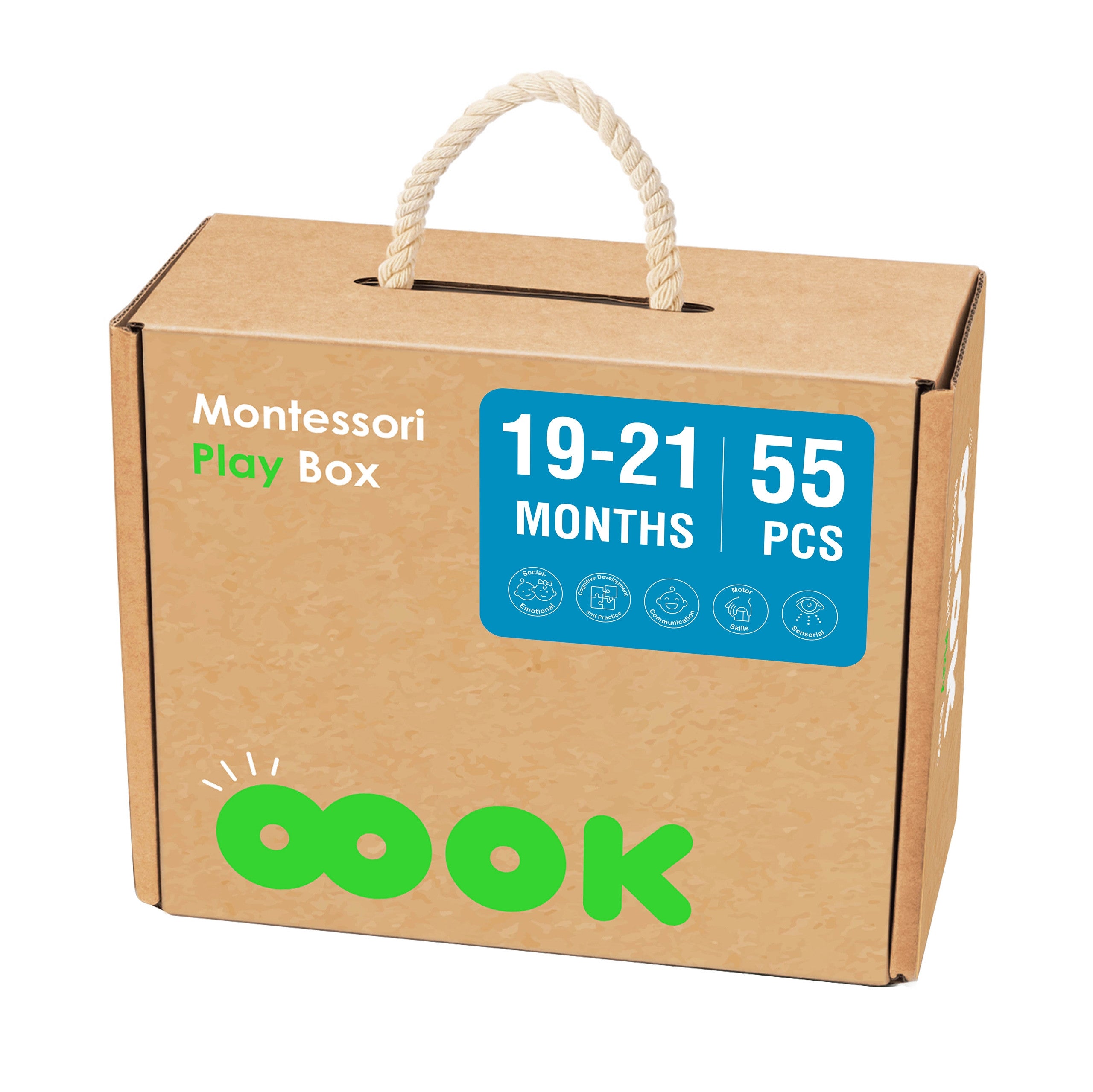Tooky Toy Box Xxl Montessori Educational 7i1 Sensory Box 19-21 måneder