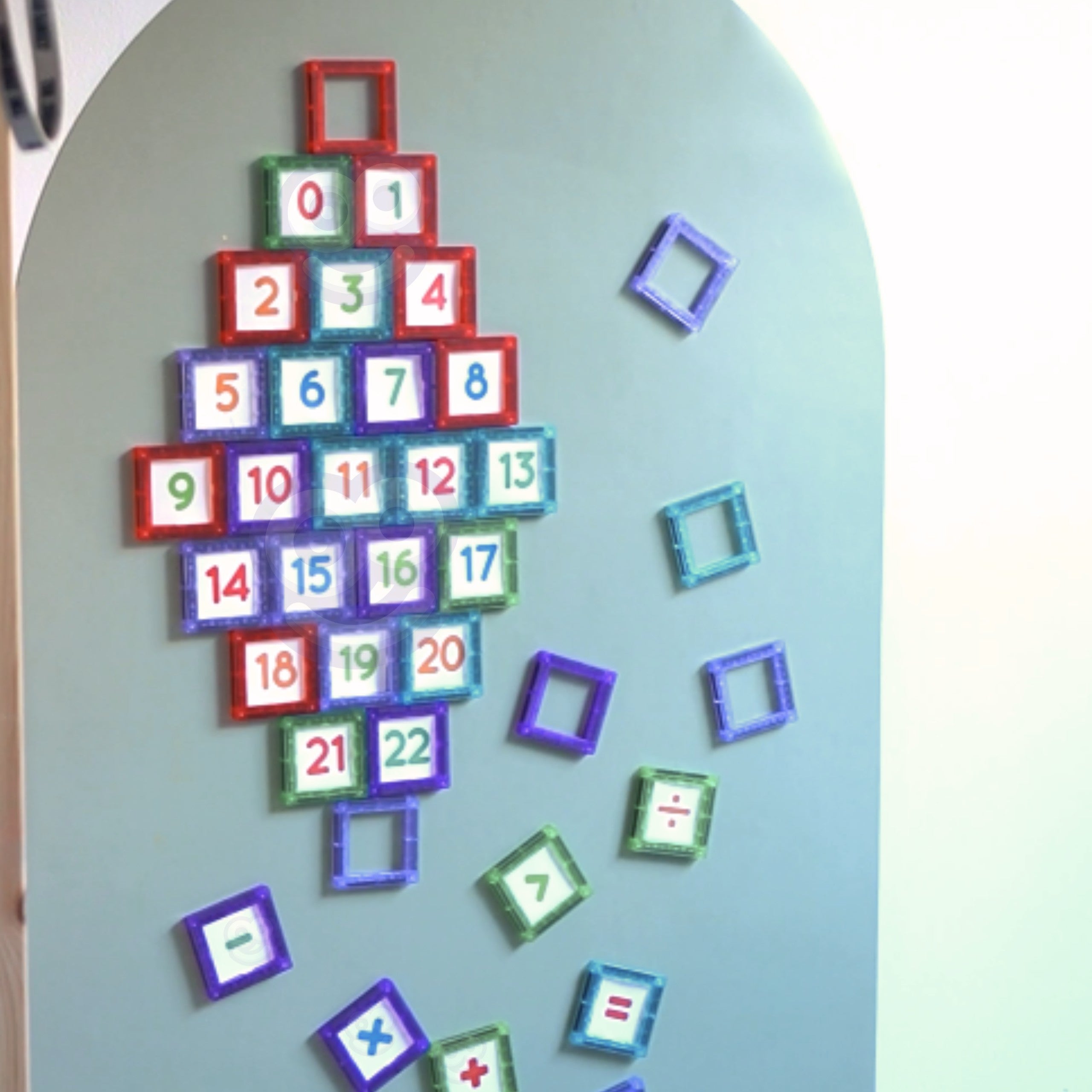 Woopie 3D magnetické bloky učenie čísel 70 kusov