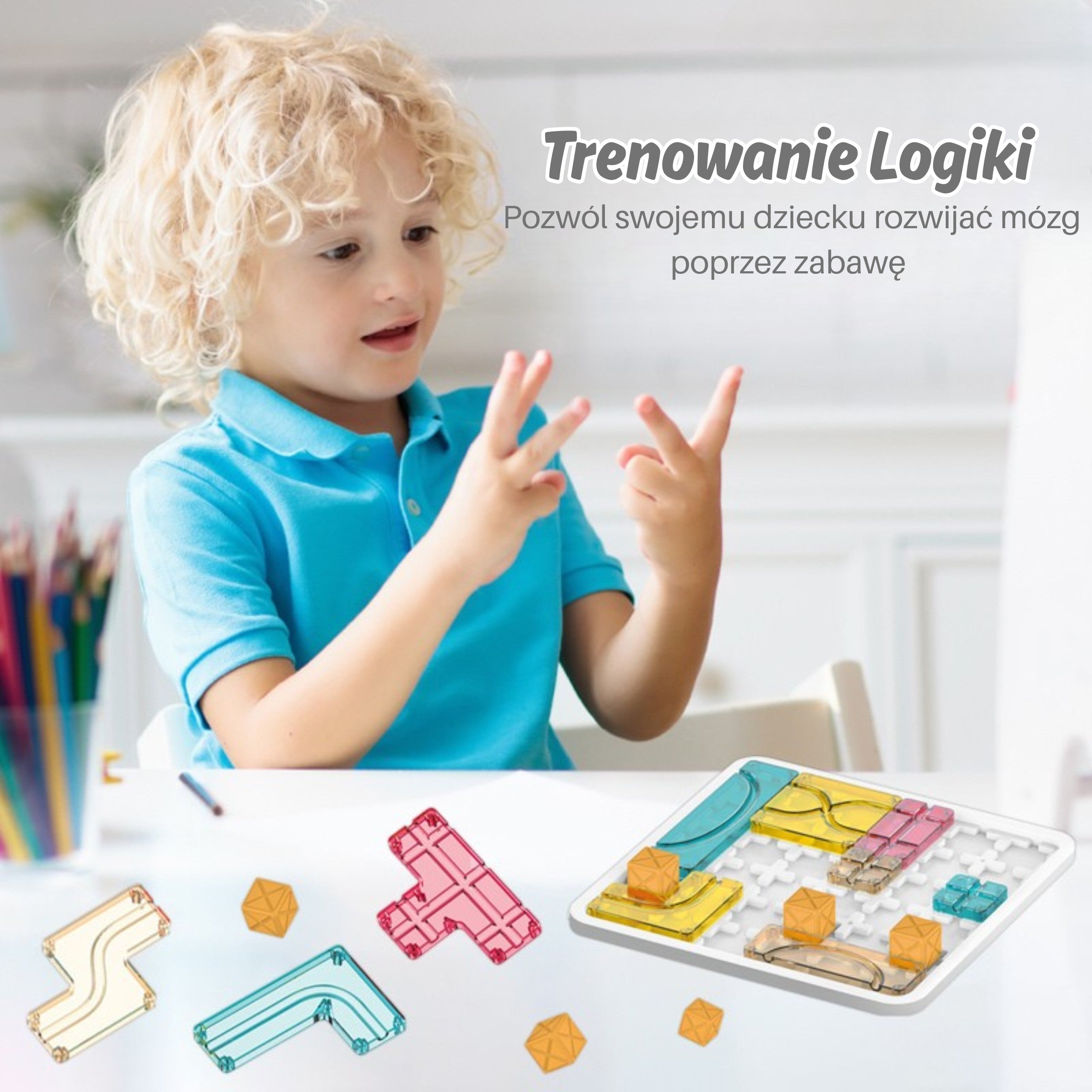 Woopie Creative Space Puzzle Logic Brettspiel