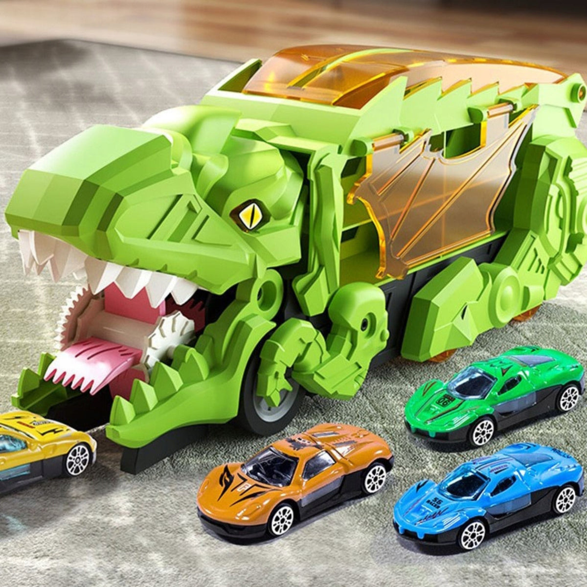 Sada pásových vozidiel Woopie Dinosaur Eater 13ks.