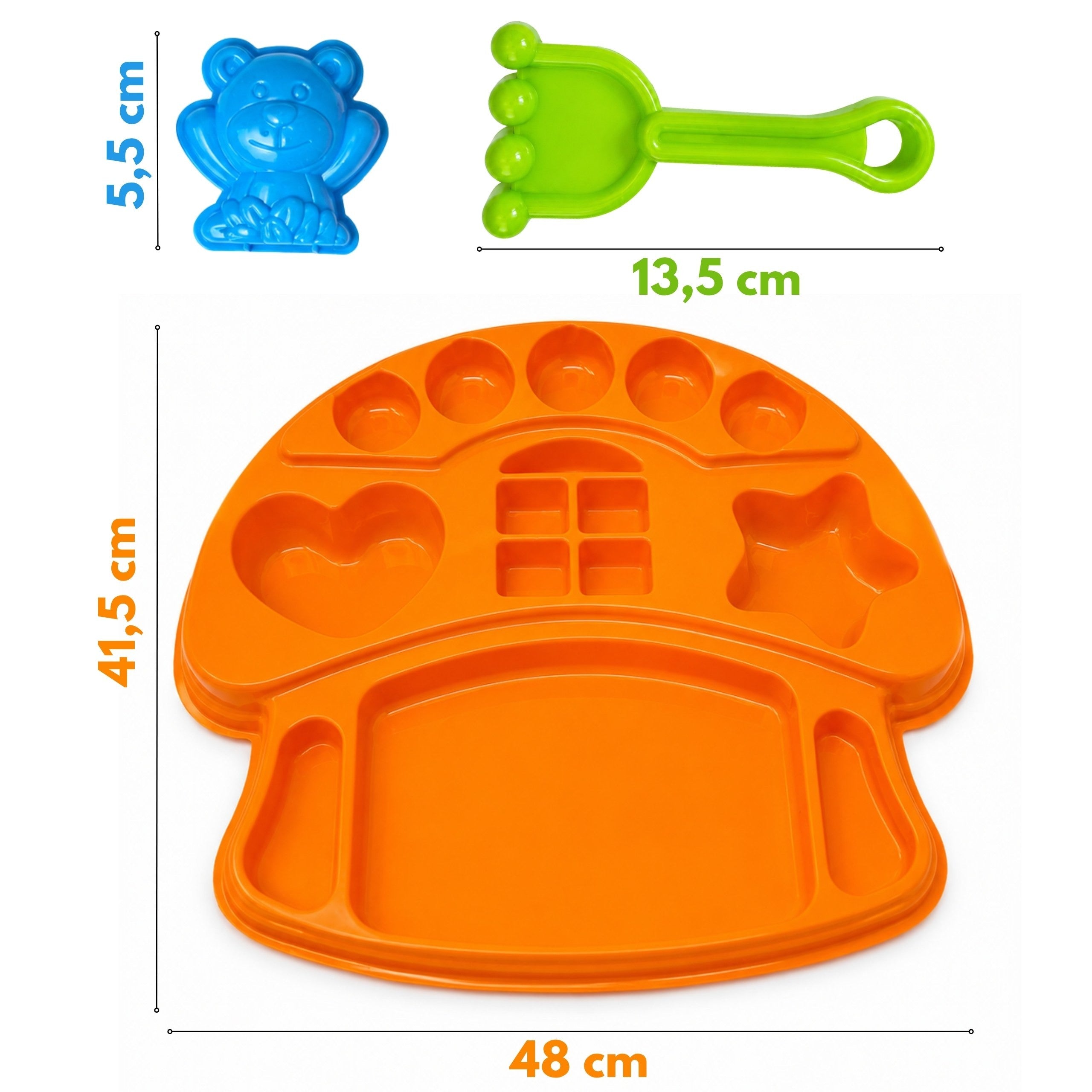Woopie Kinetic Sand Set Animal Molds 3+