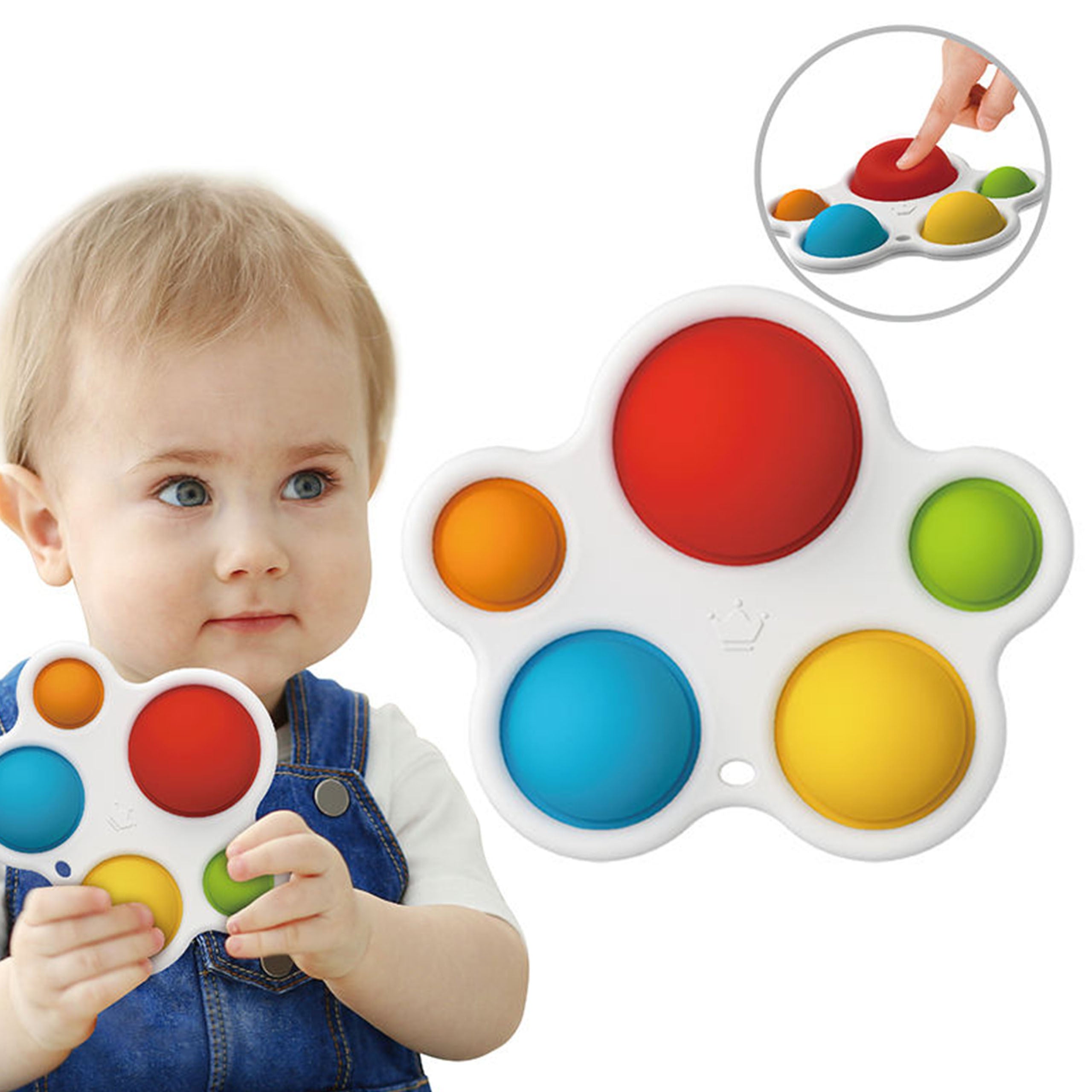 Woopie Baby Pop It Montessori Anti-stress Sensory Toy Teether