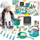 Woopie Little Chef's Set Индукционни тенджери Тиган Чайник Зелен 30 бр.