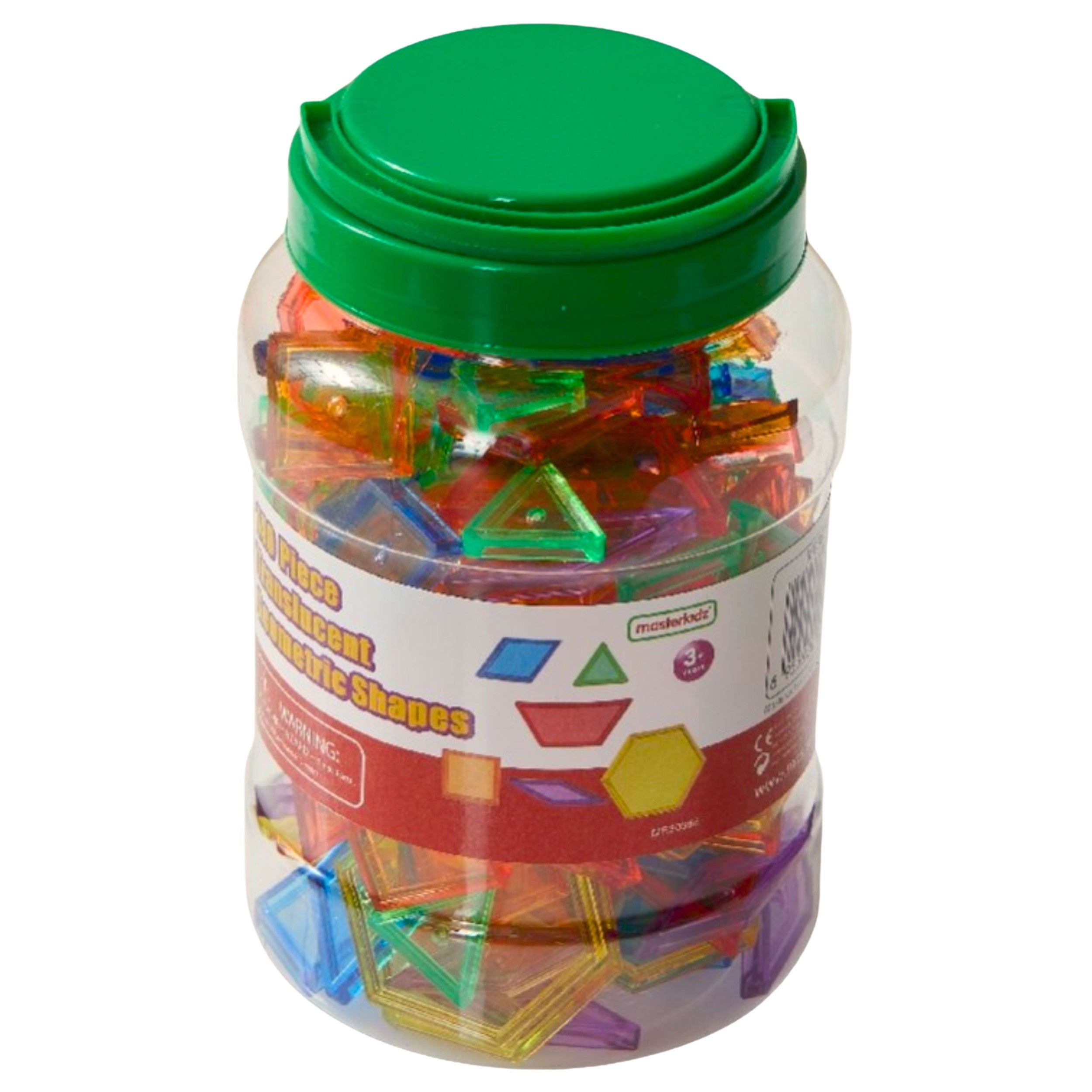 Masterkidz Комплект мозаечни блокчета Монтесори Танграм 140 бр.