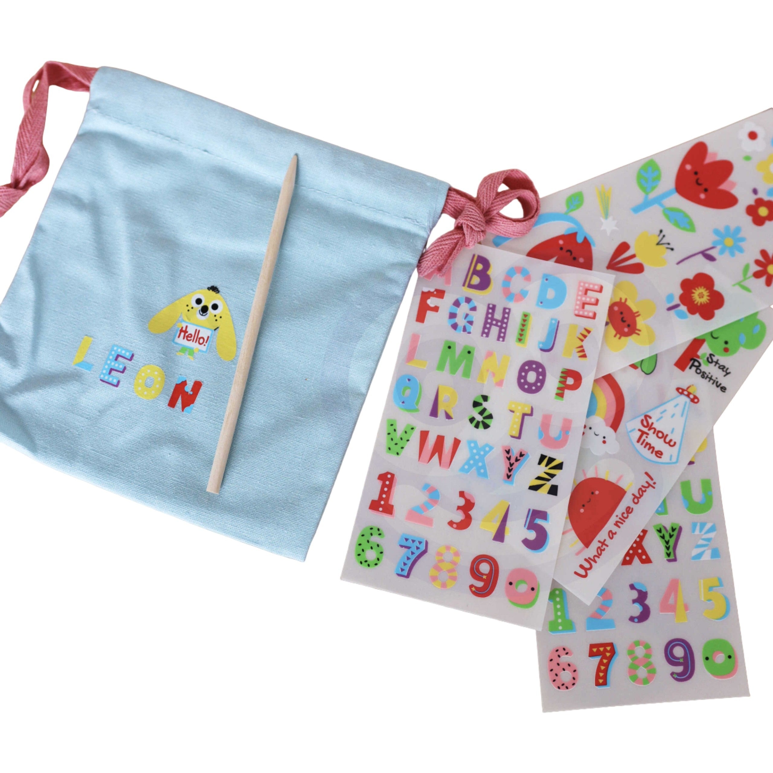 Woopie Art&fun Diy Bag Decorating Kit - Make A Bag With Your Child's Name