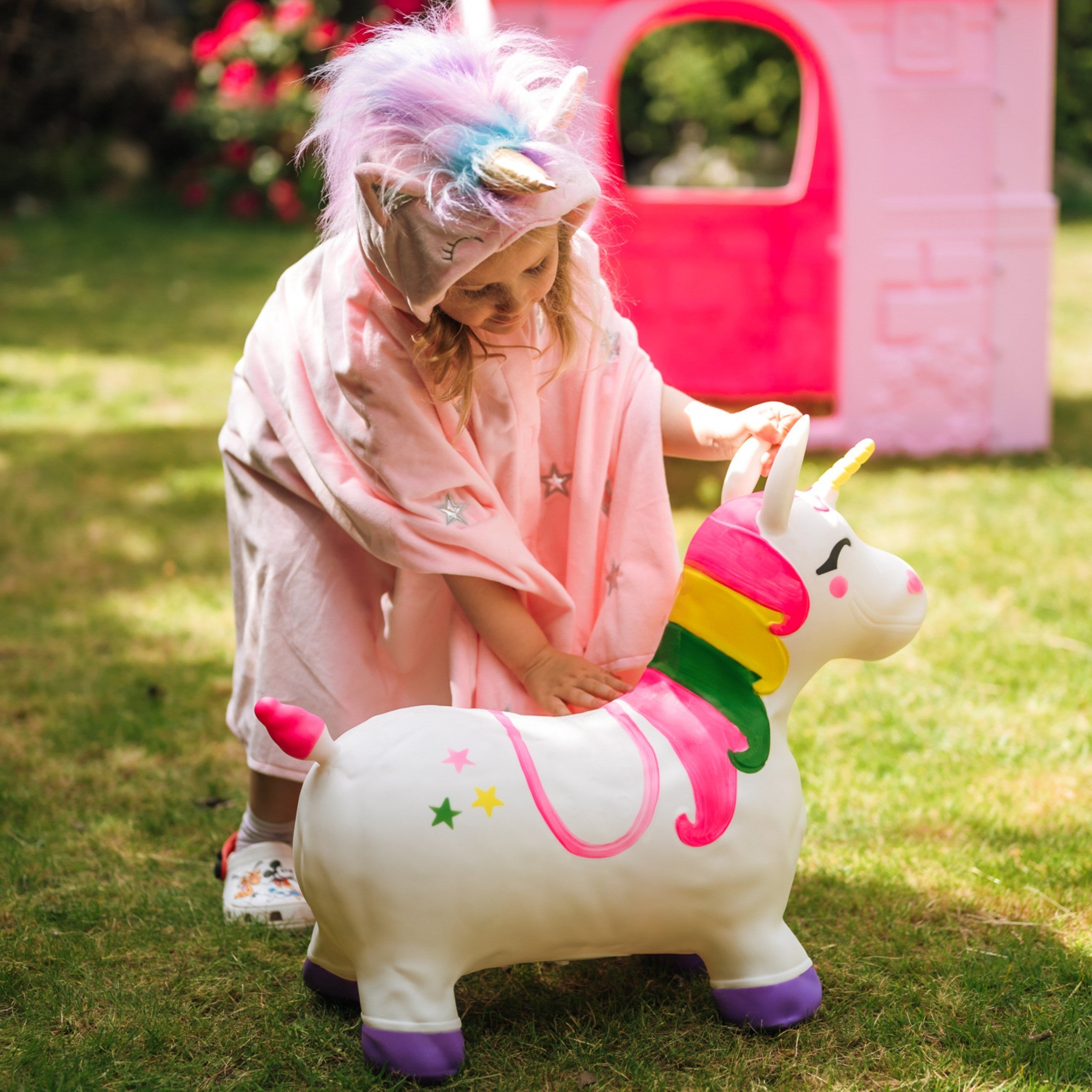 Woopie Pull En Caoutchouc Pour Sauteur Licorne Blanc + Escarpin