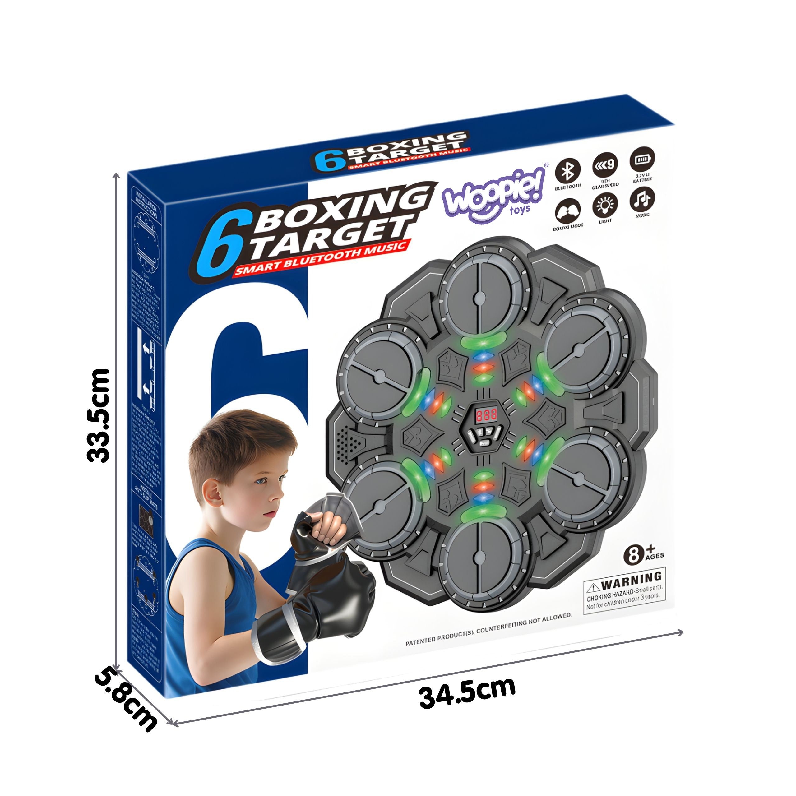 Woopie Smart Boxing Shield Bluetooth Reflex Training