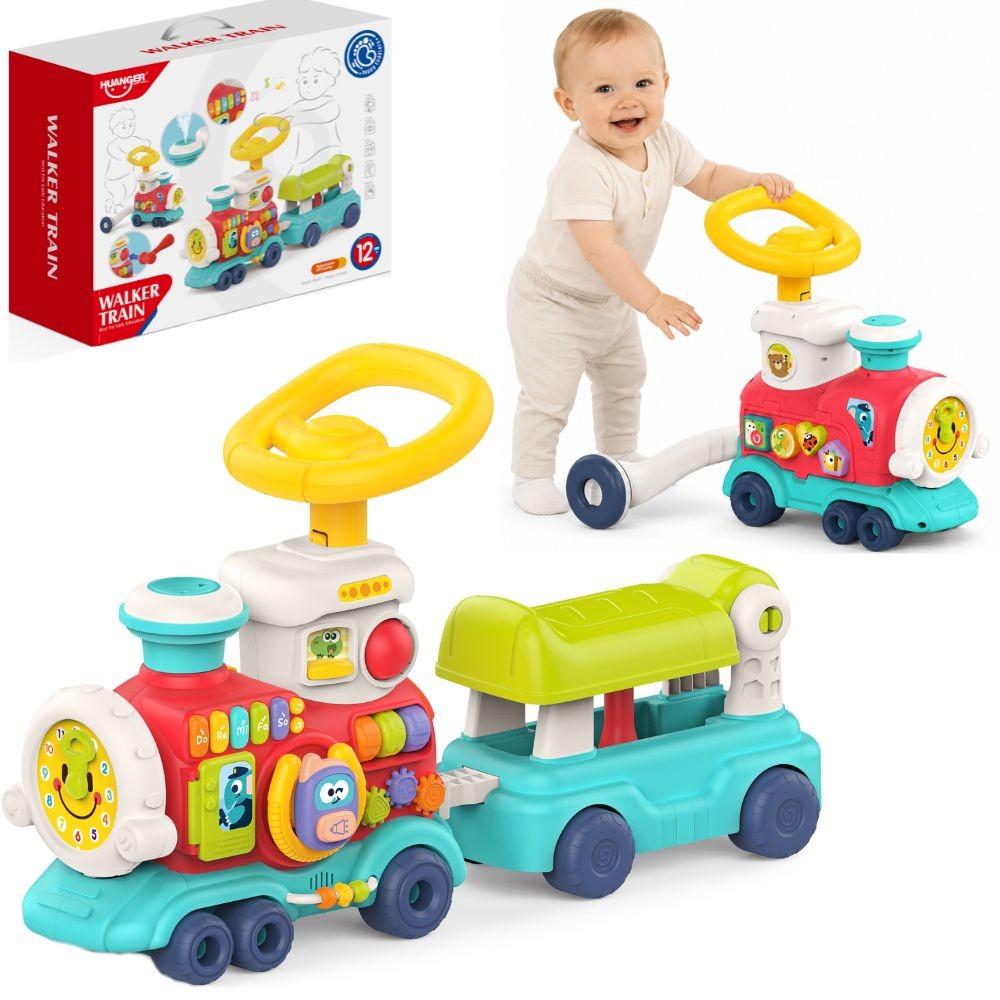 Woopie Baby Locomotive Pusher Train interactif 2 en 1