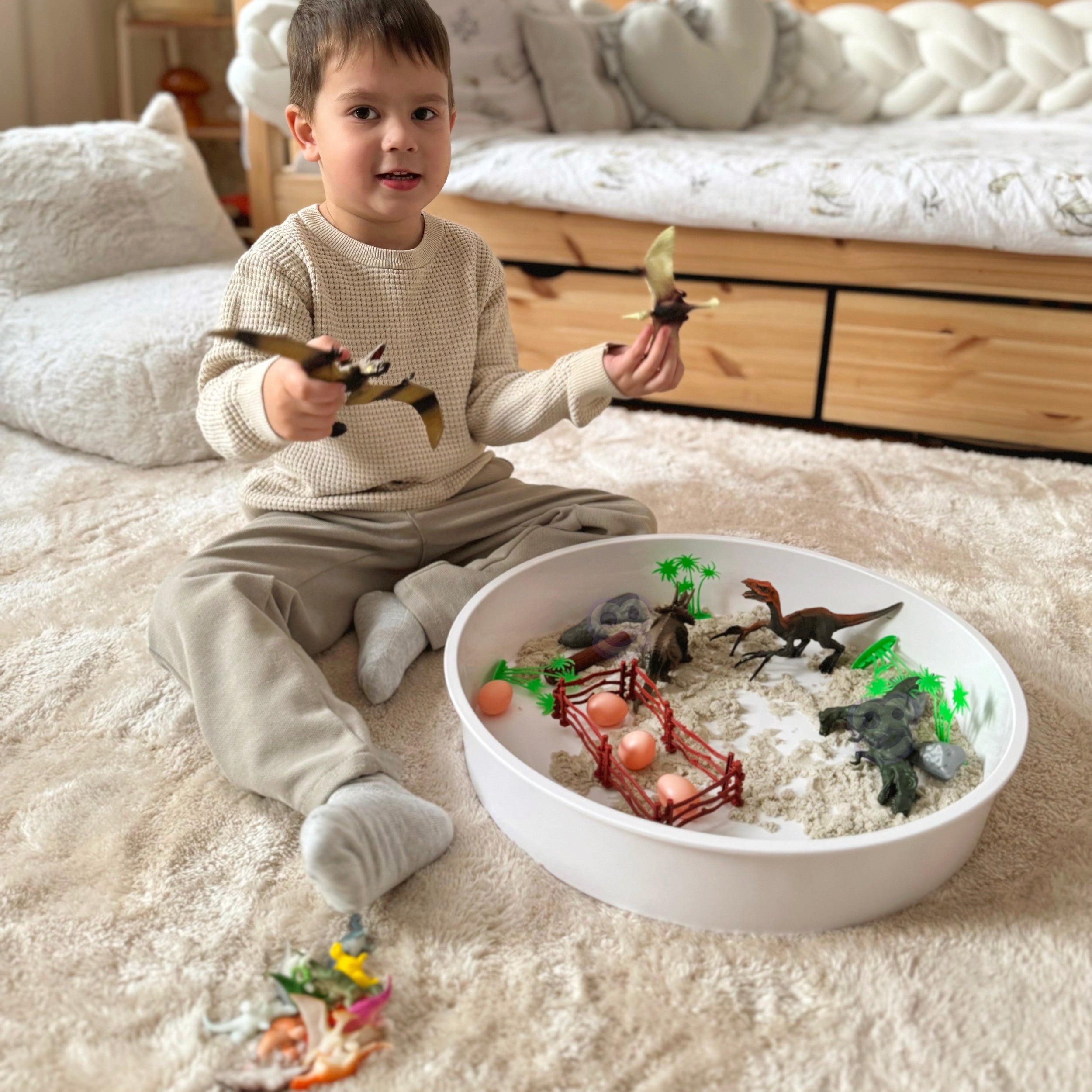 Комплект фигурки на динозаври Woopie 40 бр.