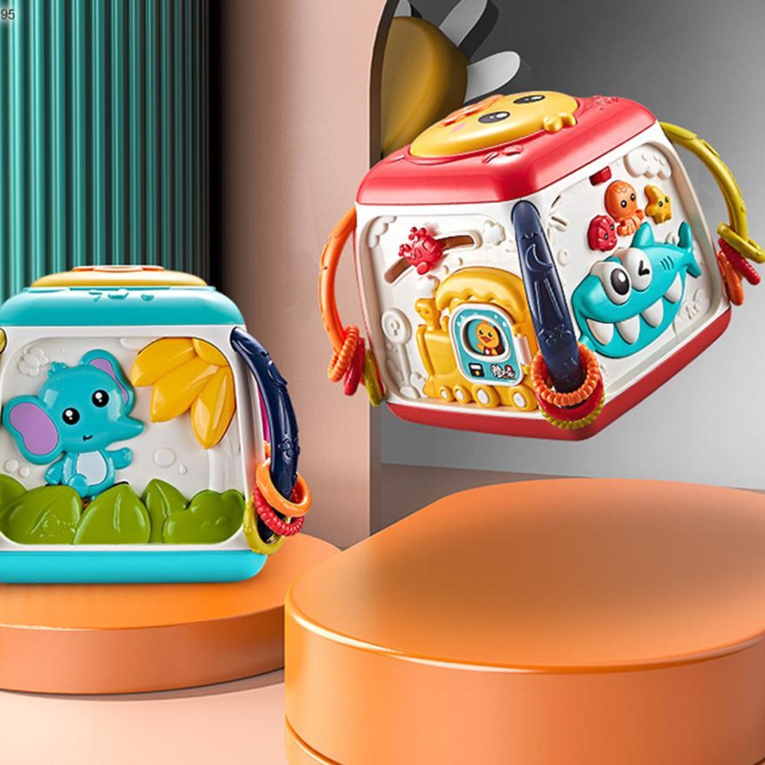 Interaktywna wielofunkcyjna kostka edukacyjna Woopie Baby 18m+