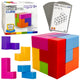 Пъзел Woopie Tetris Cube с комплект карти