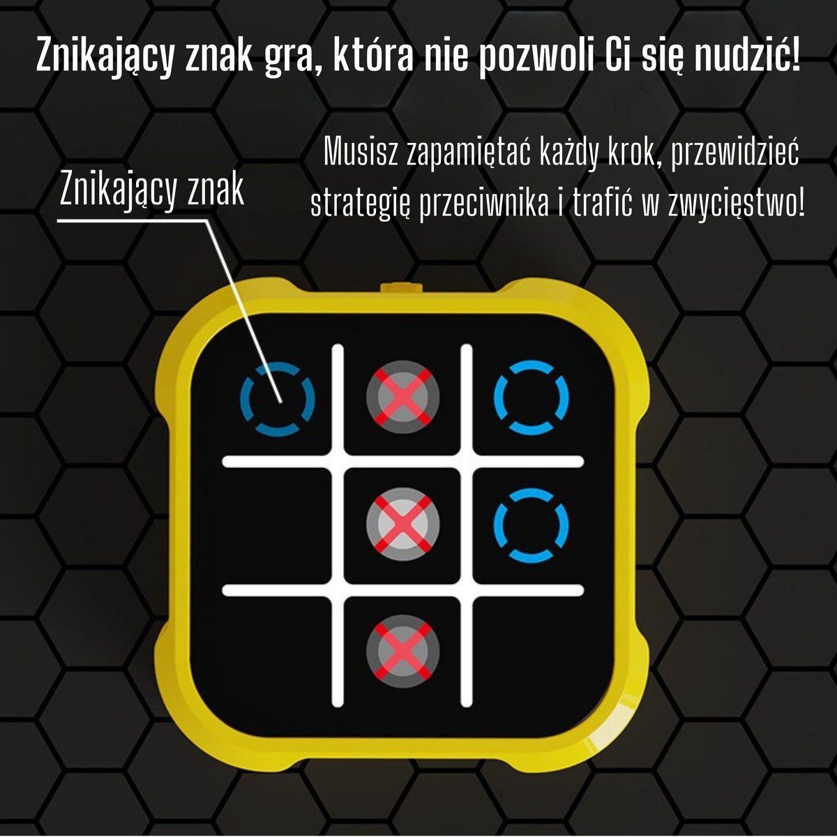 Elektroniczna gra edukacyjna Woopie Kółko i krzyżyk z 4 trybami gry