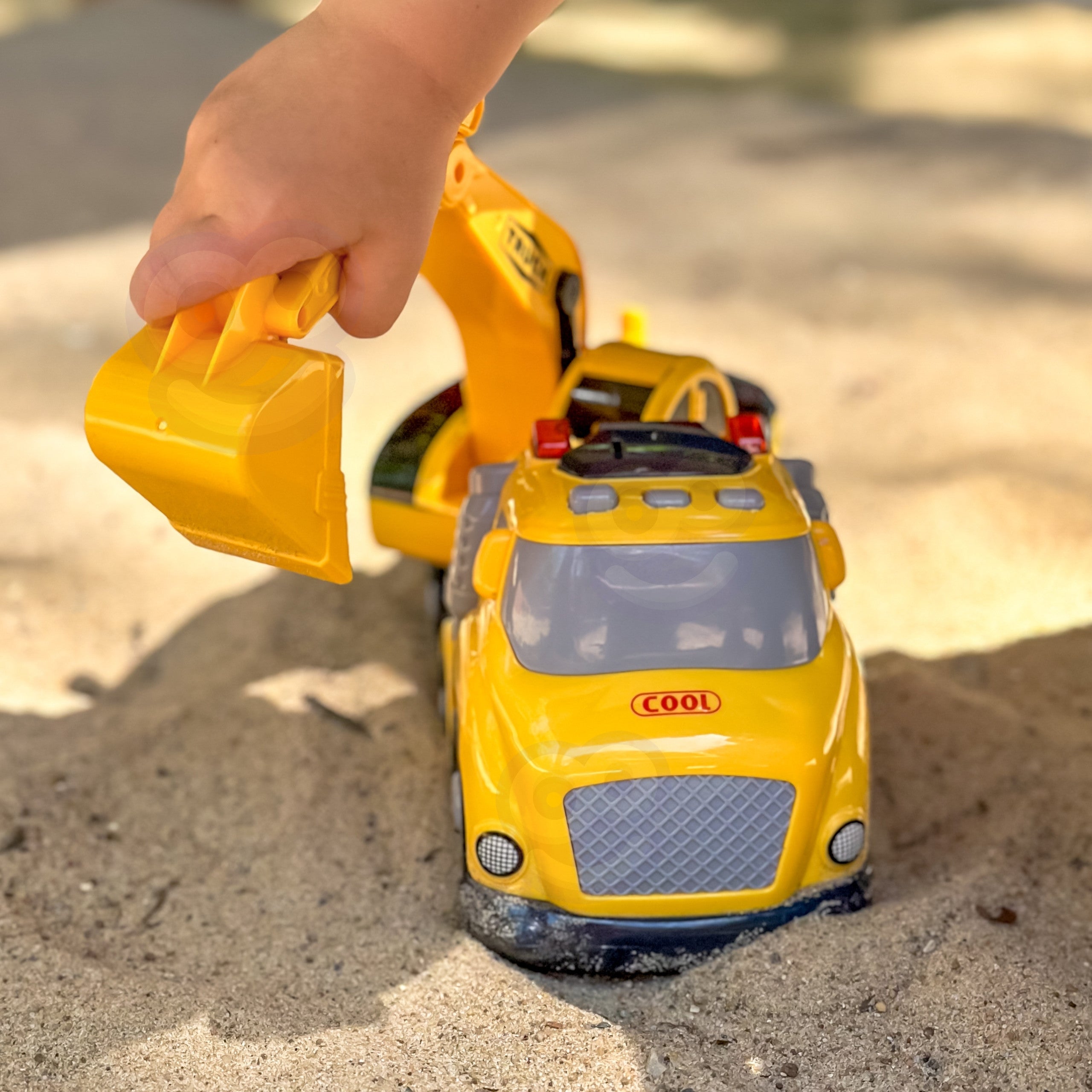 Woopie Excavator City Truck Звукови и светлинни ефекти