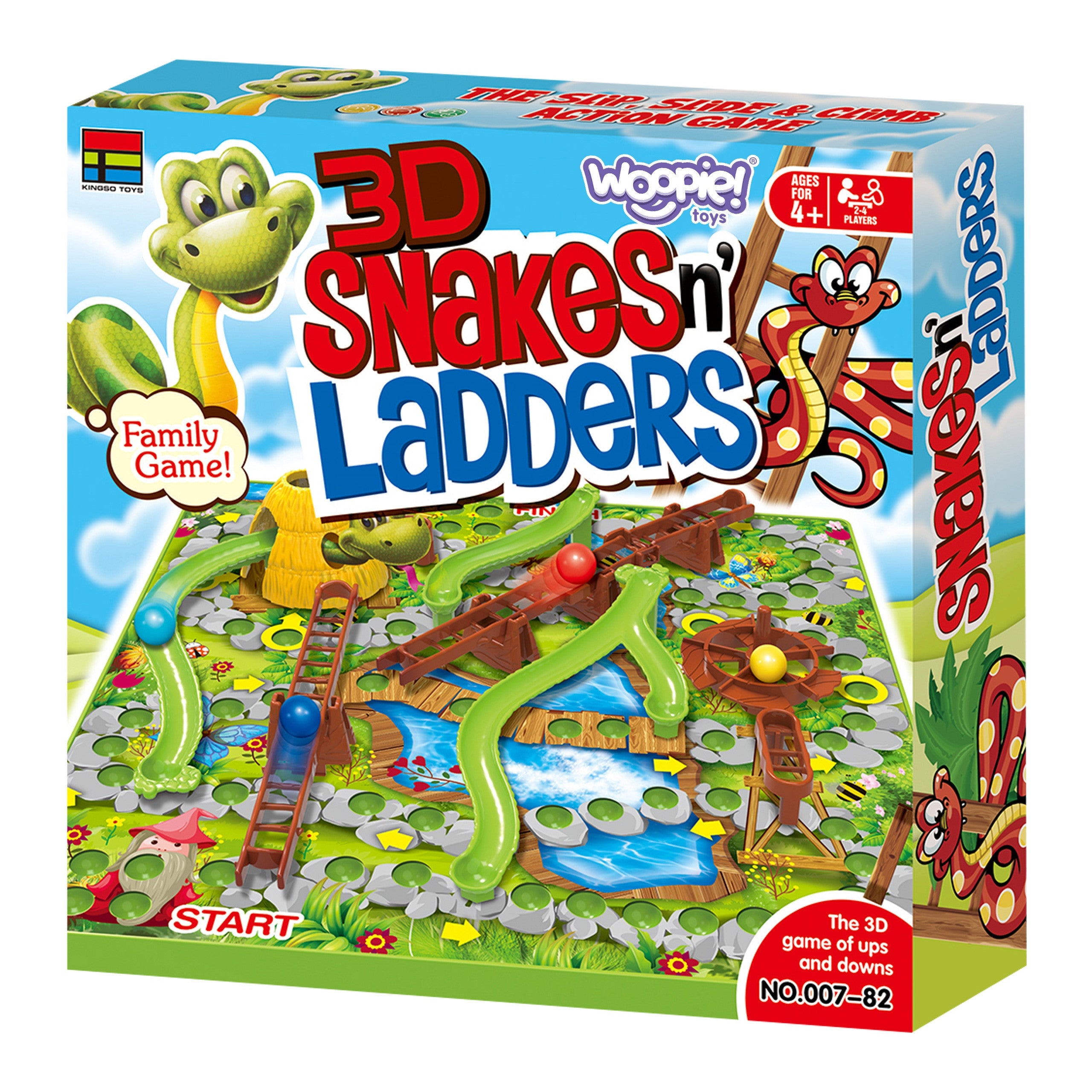 Woopie Échelles Et Serpents Jeu De Société 5+