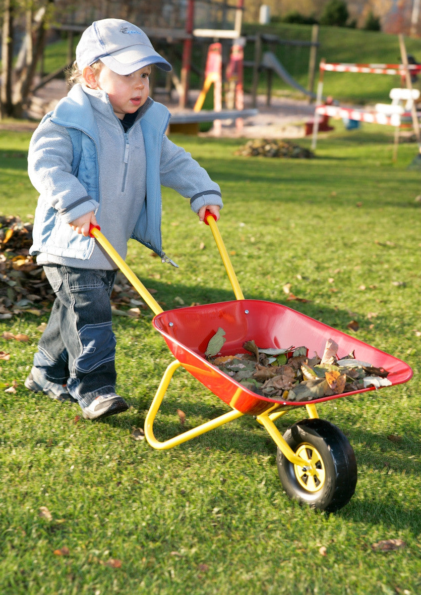 Rolly Toys Red Metal Wheelbarrow For Children
