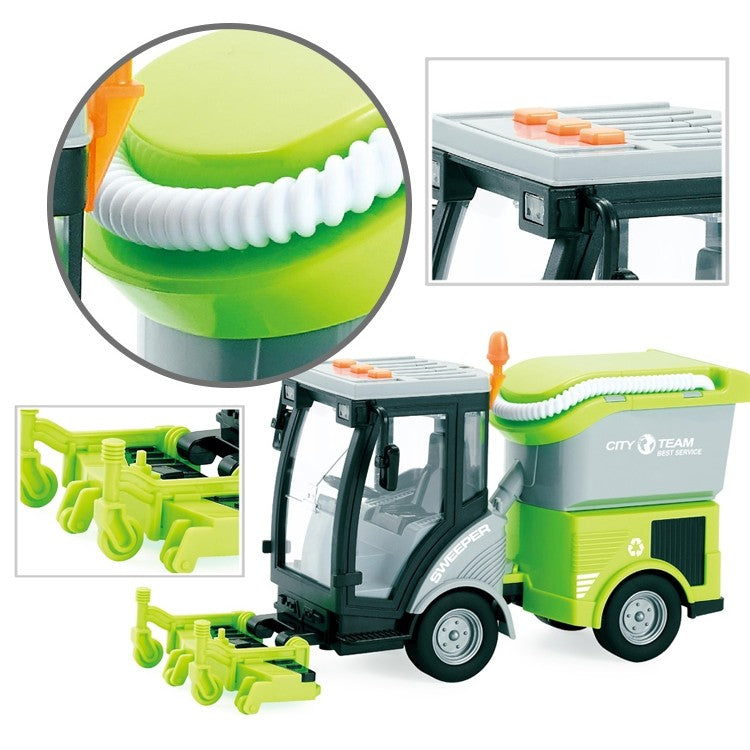 Woopie City Sweeper 1:16 Grüne Sound- und Lichteffekte