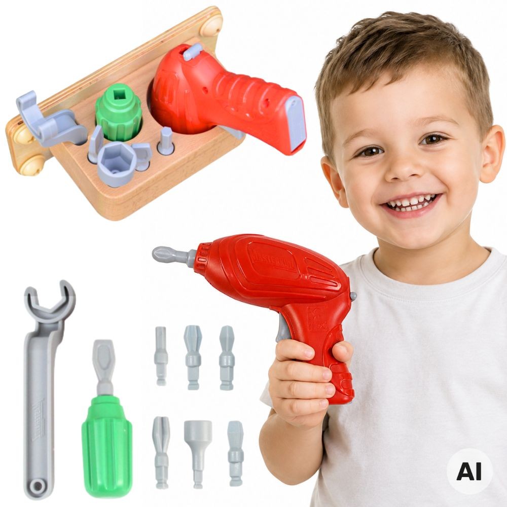 Masterkidz Juego de destornilladores de 11 piezas para tablero de ciencia y creatividad Stem