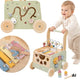 Viga Polarb Wooden Walker Pusher Educational Sorter Xylophone Cube 12m