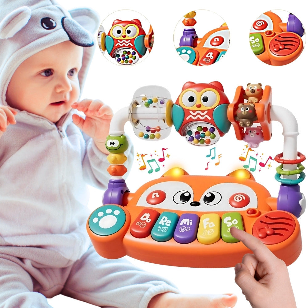 Woopie Бебешки интерактивни образователни сензорни дрънкалки с лисица