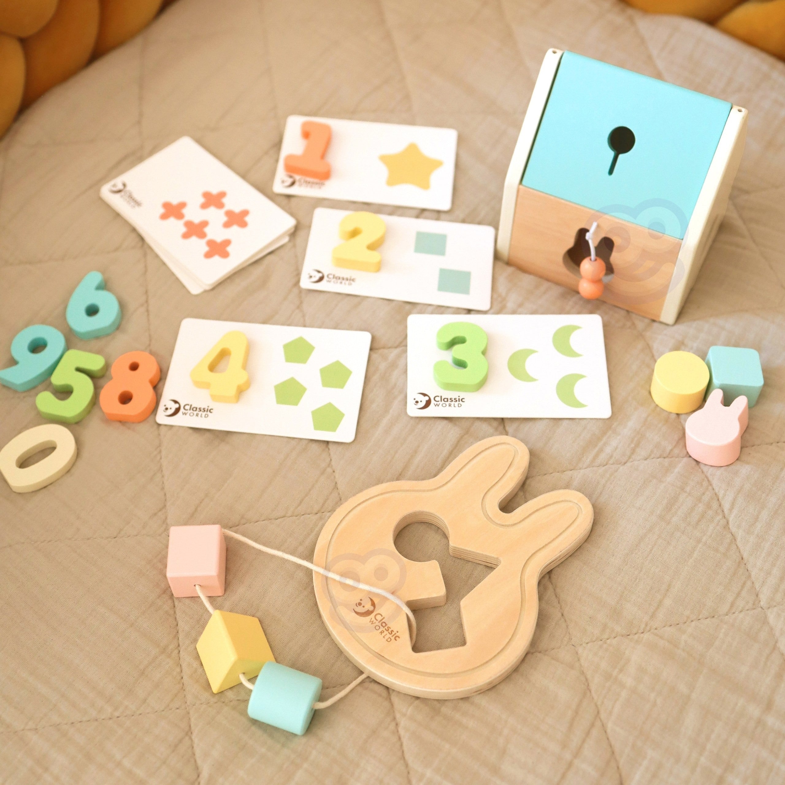 Classic World Pastel Baby Set Box First Learning Toys 25бр.