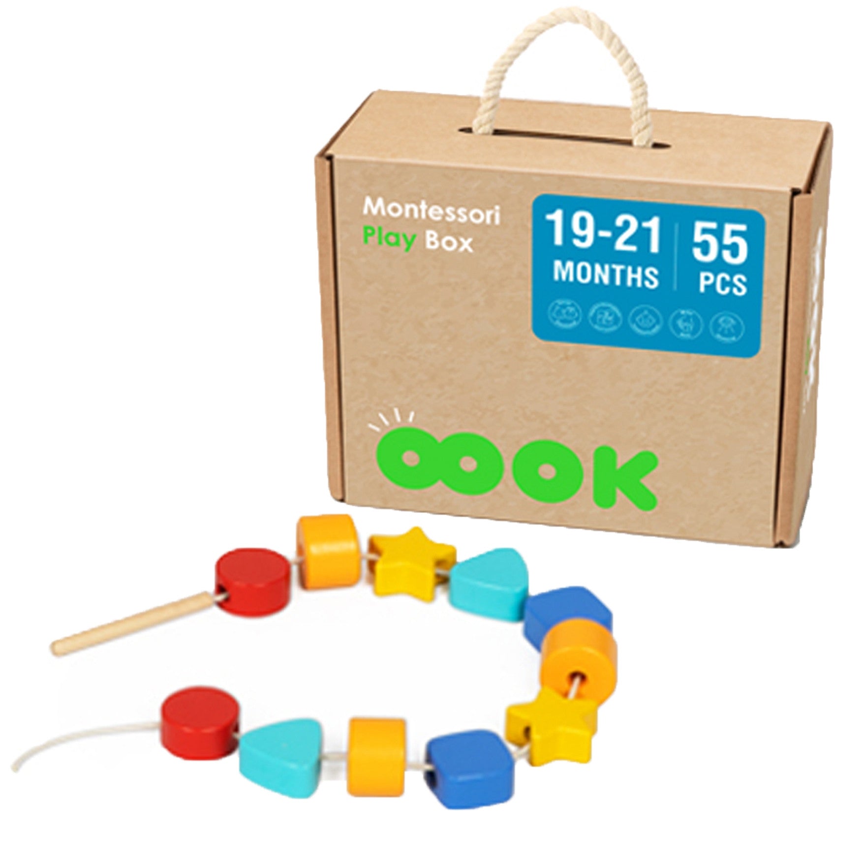 Tooky Toy Box Xxl Montessori Educational 7i1 Sensory Box 19-21 måneder